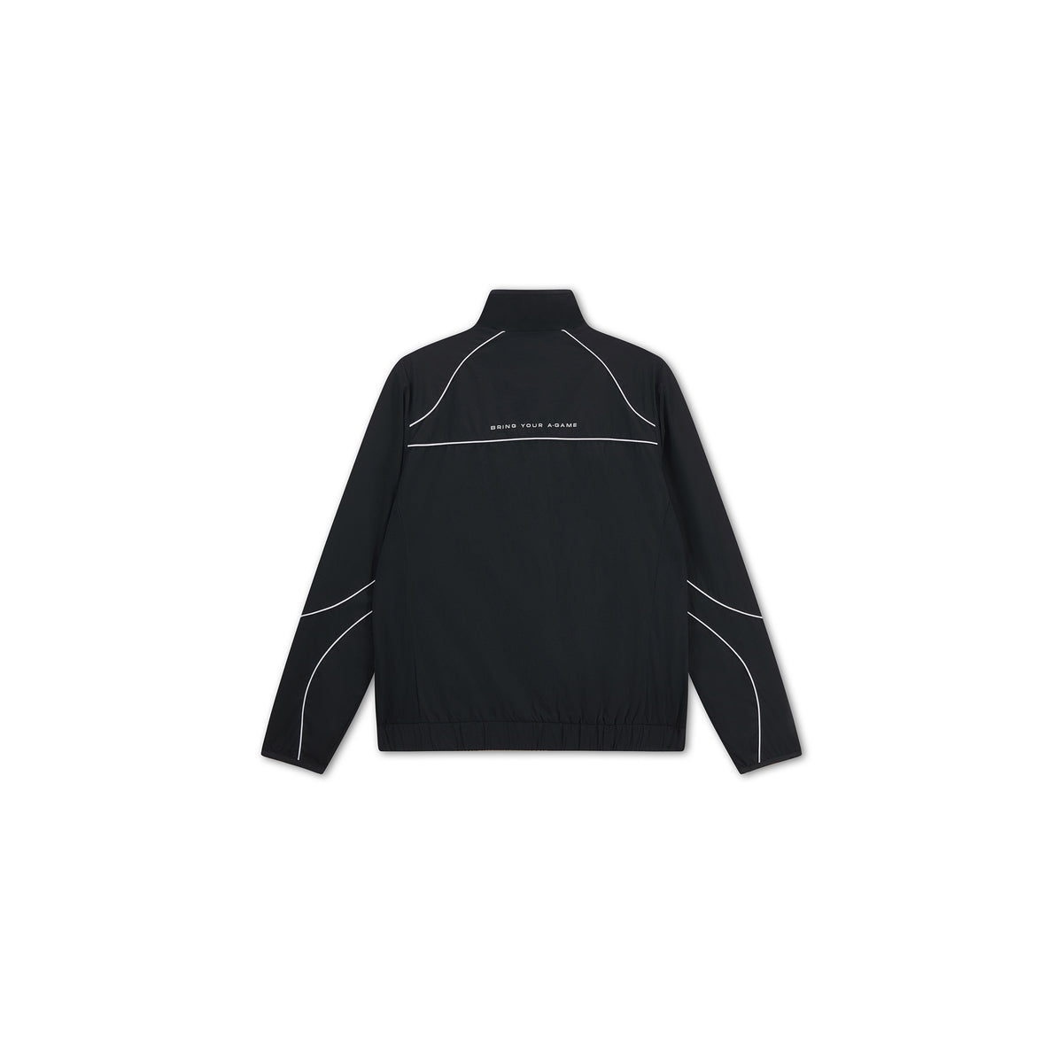 Men's Woven Tech Track Jacket - Black
