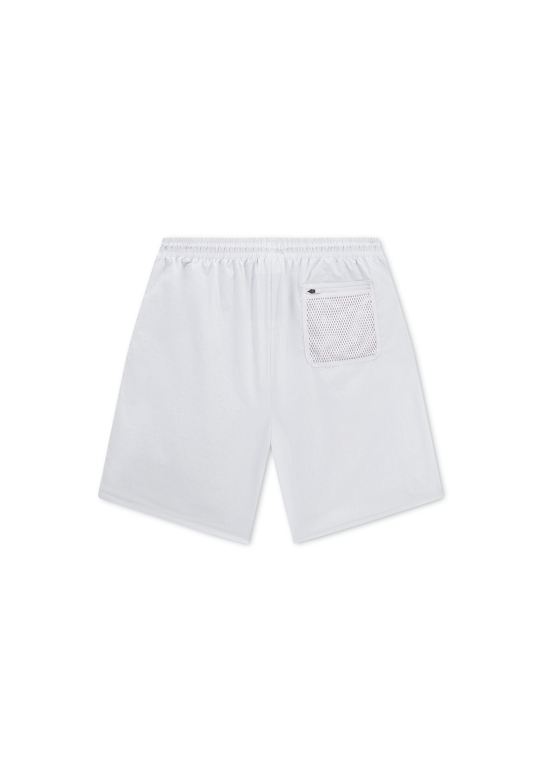 Men's Woven Tech Popper Shorts - Grey