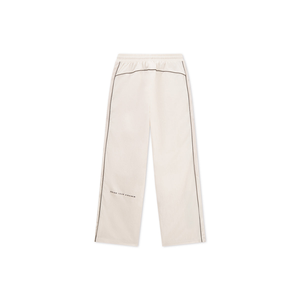 Men's Woven Tech Popper Pants - Beige