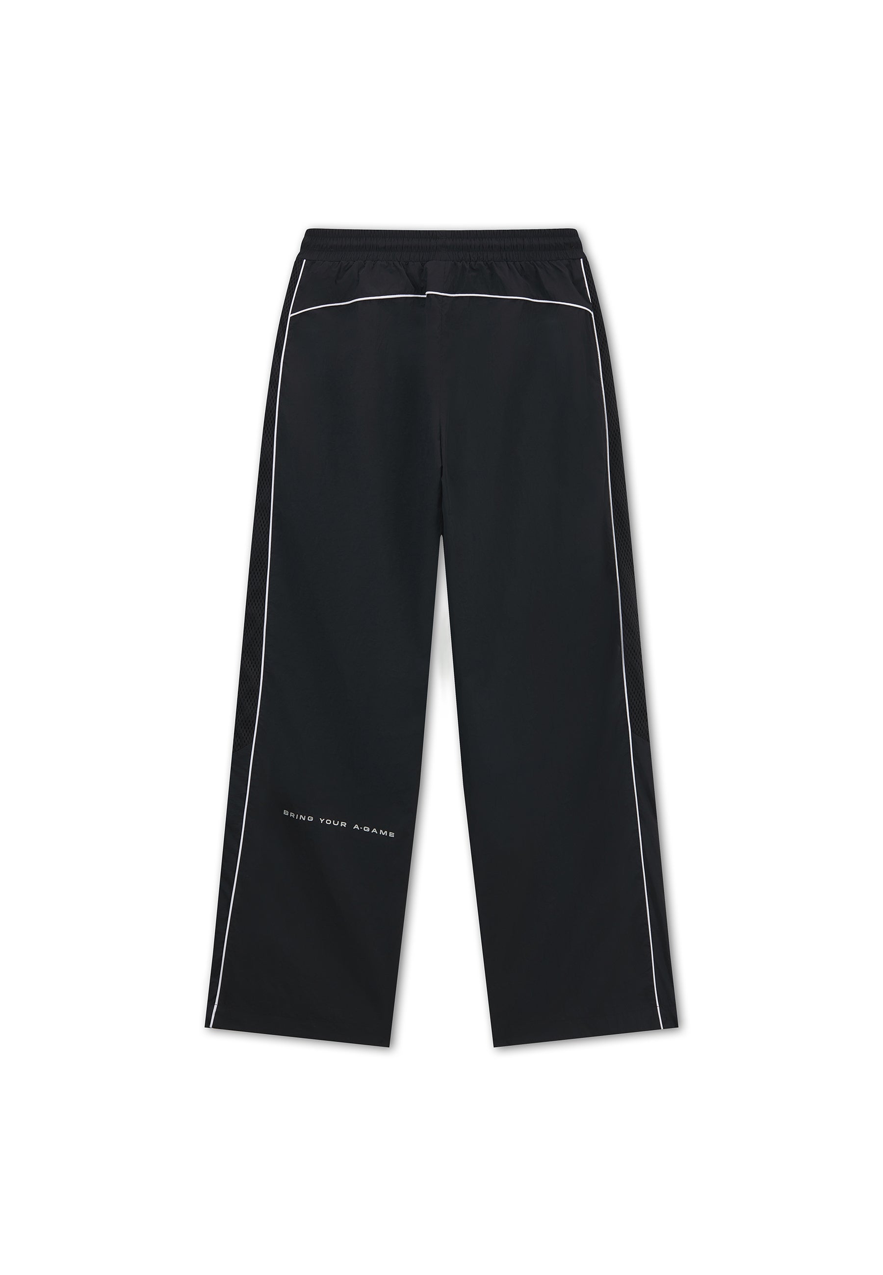 Men's Woven Tech Popper Pants - Black