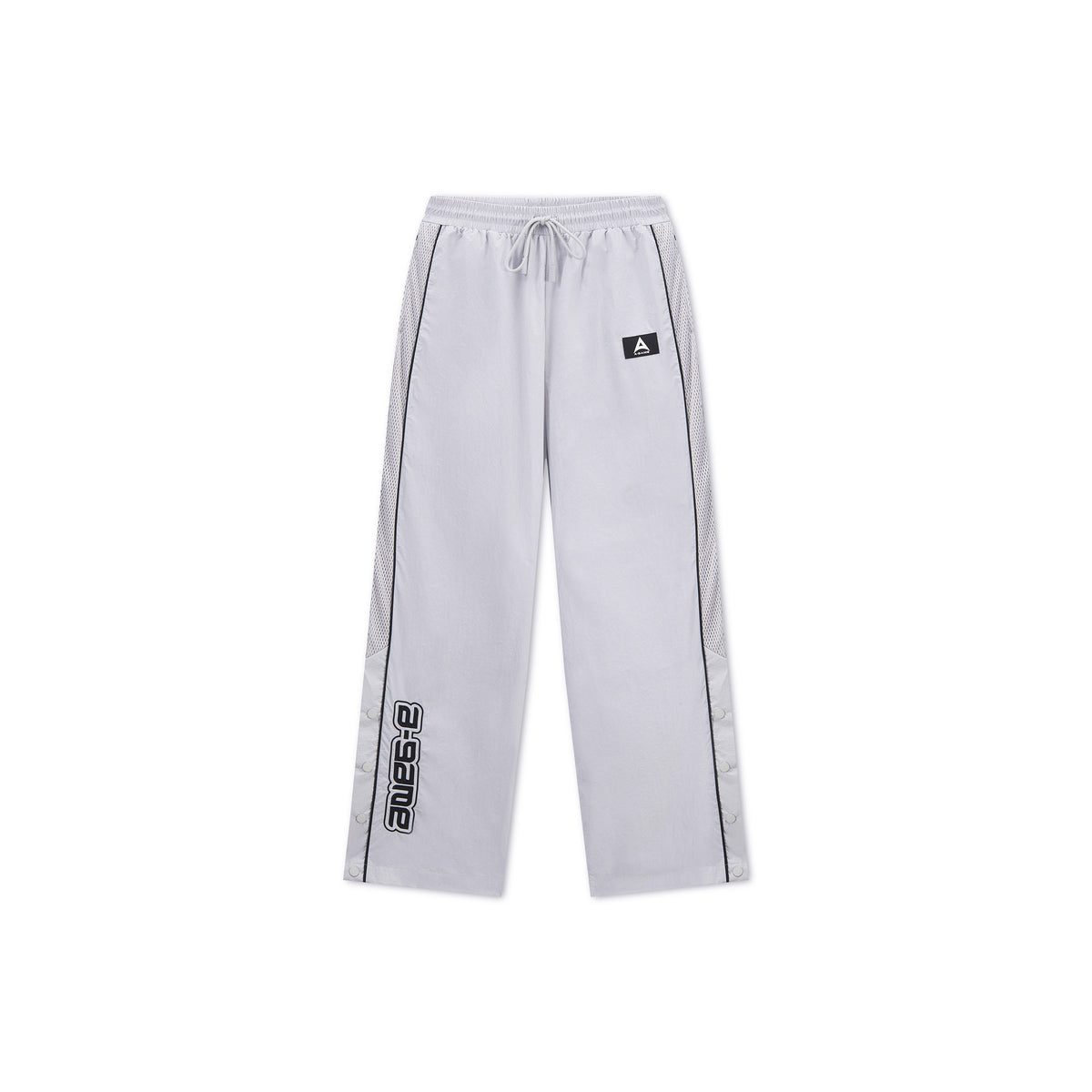 Men's Woven Tech Popper Pants - Grey