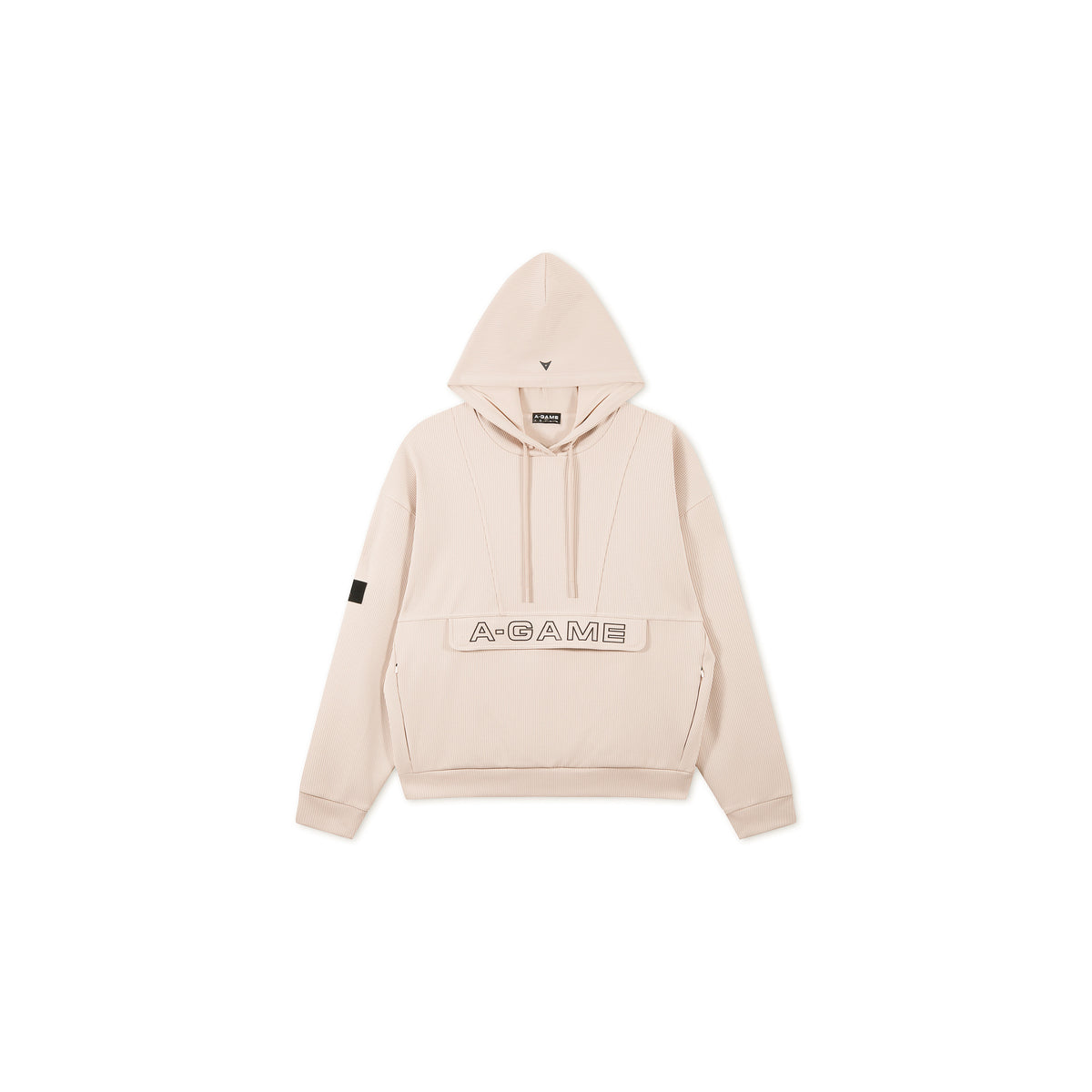 Men's Waffle Tech Hoodie - Beige