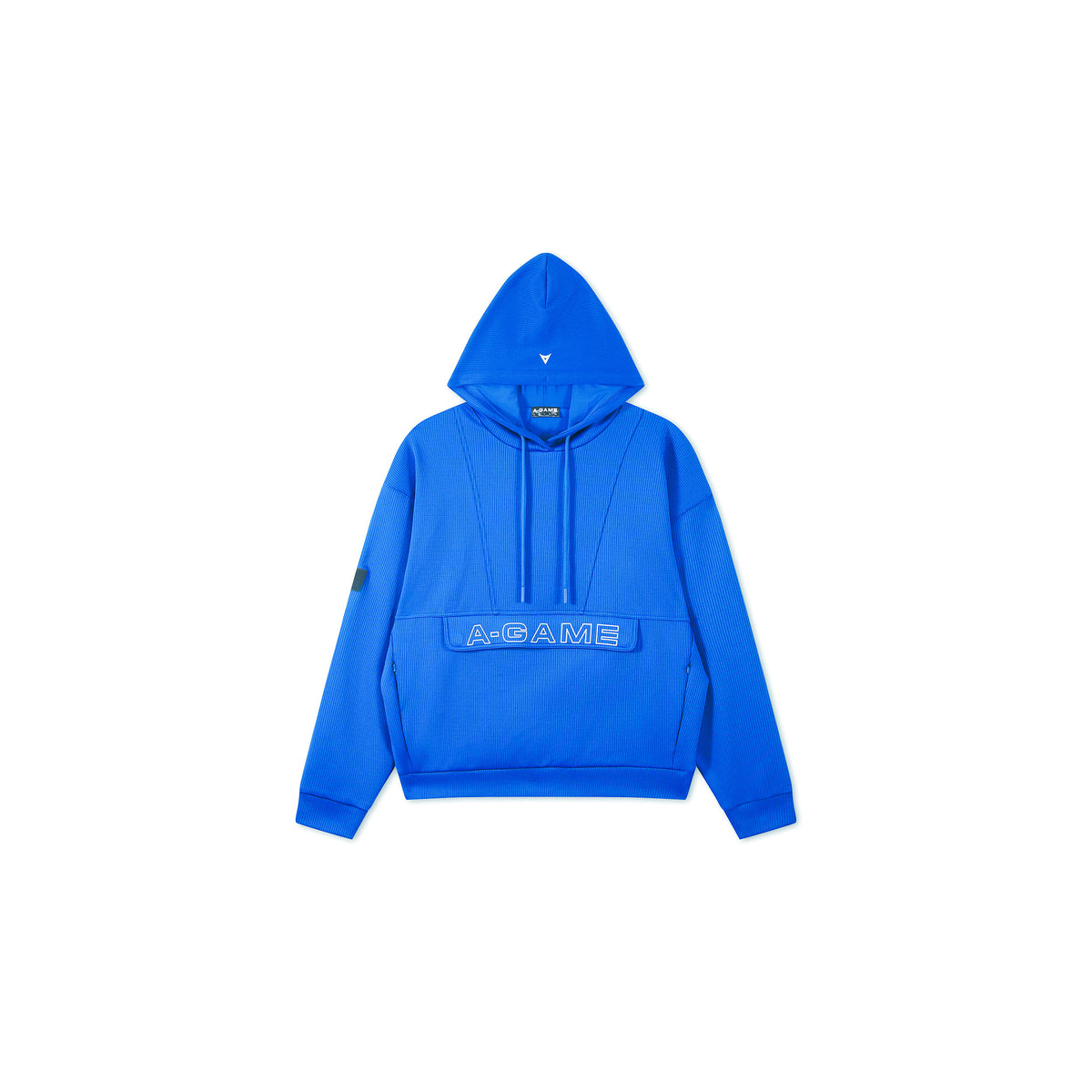 Men's Waffle Tech Hoodie - Cobalt Blue