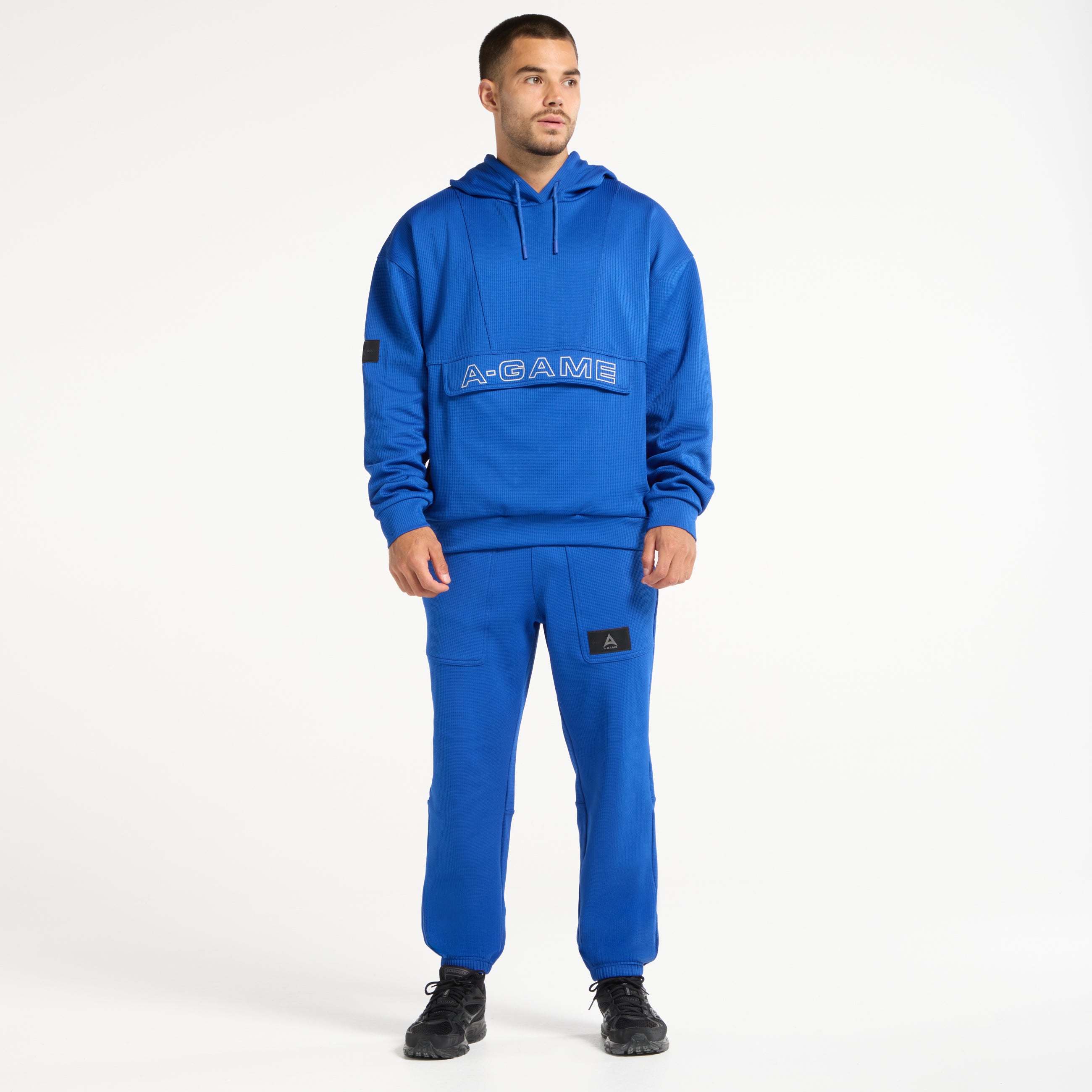 Men's Waffle Tech Joggers - Cobalt Blue