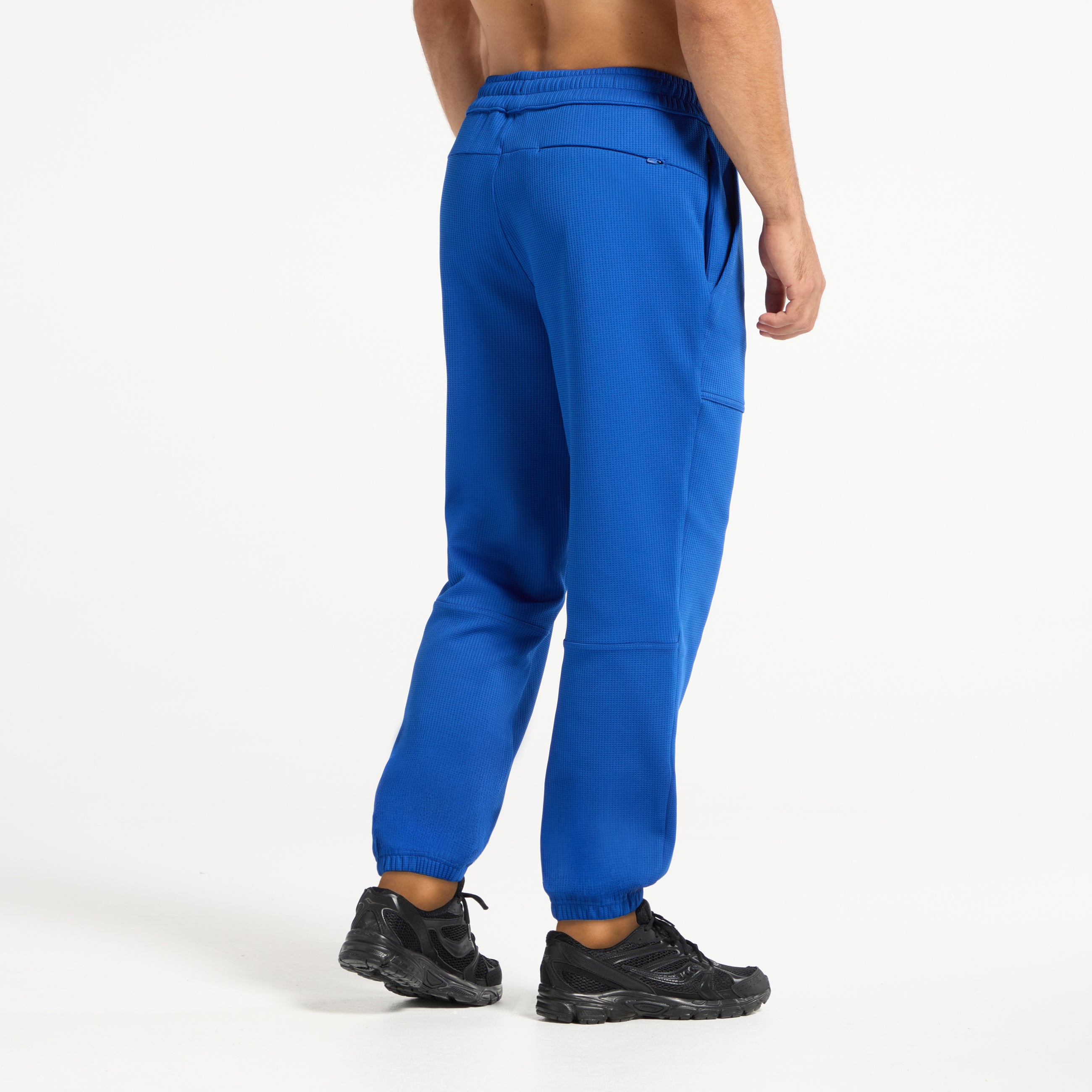 Men's Waffle Tech Joggers - Cobalt Blue
