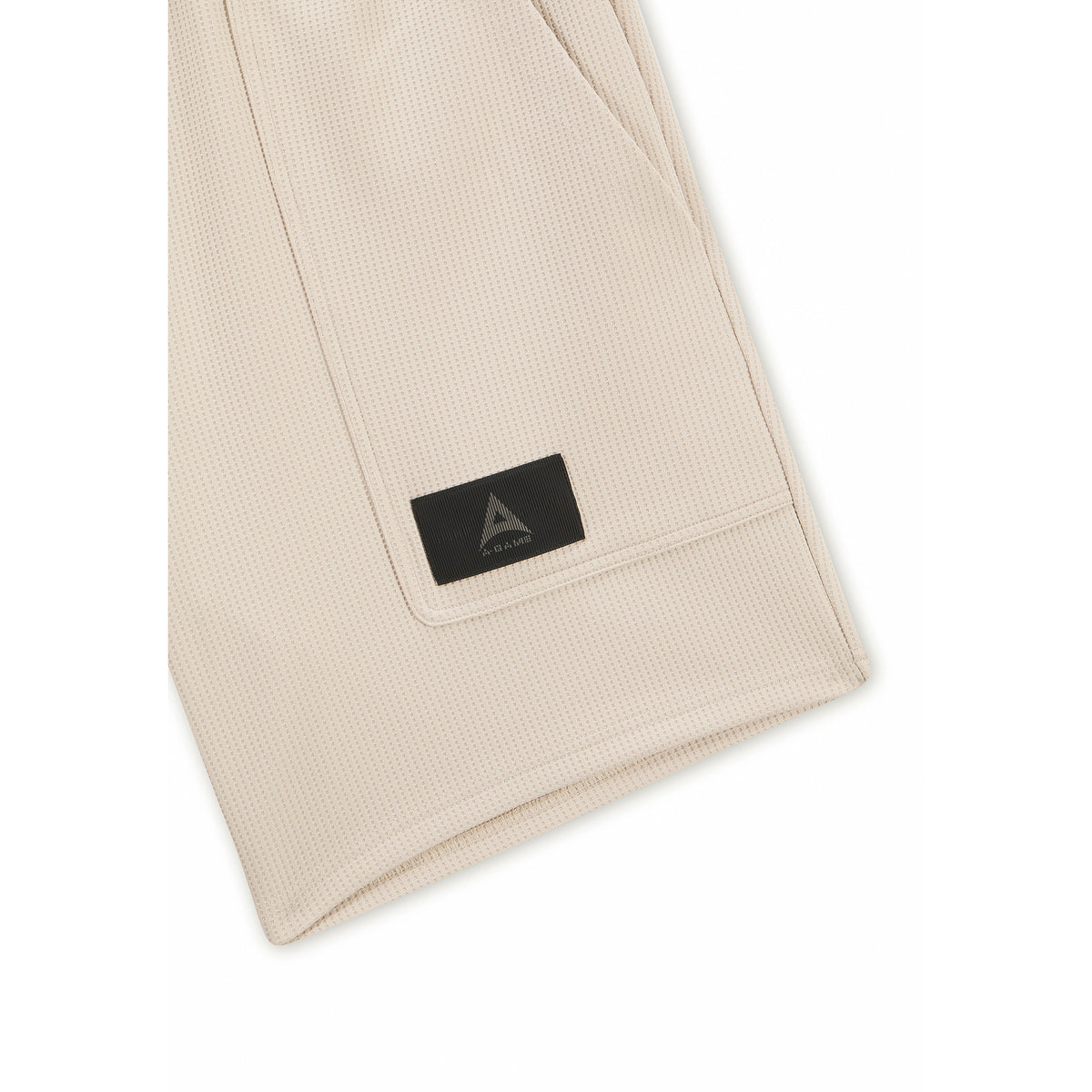 Men's Waffle Tech Shorts - Beige