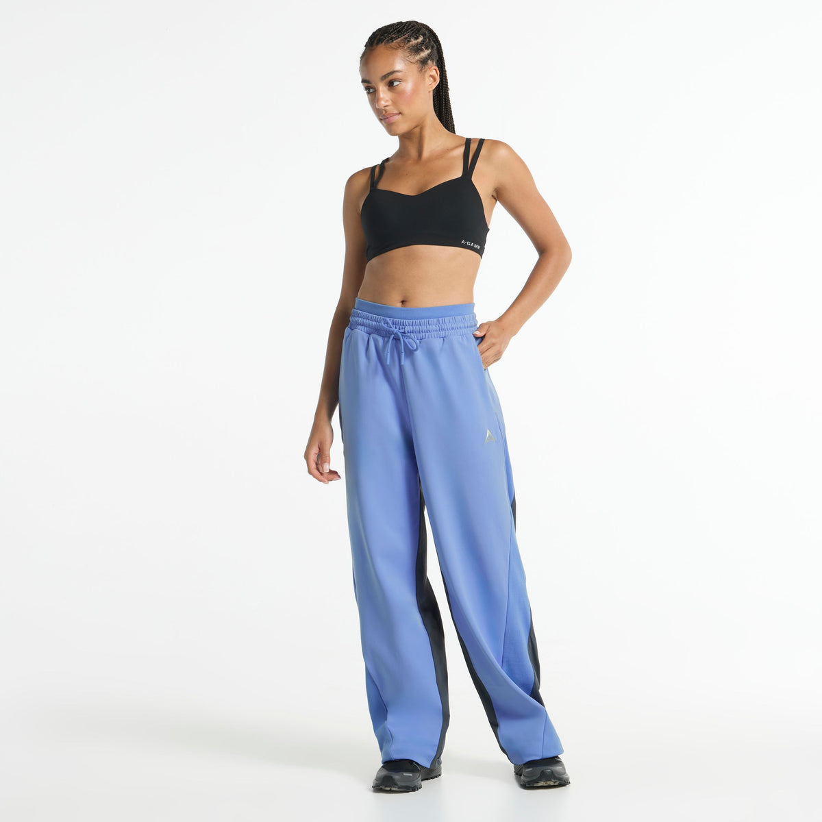 Women's Oversized Track Pants - Cornflower