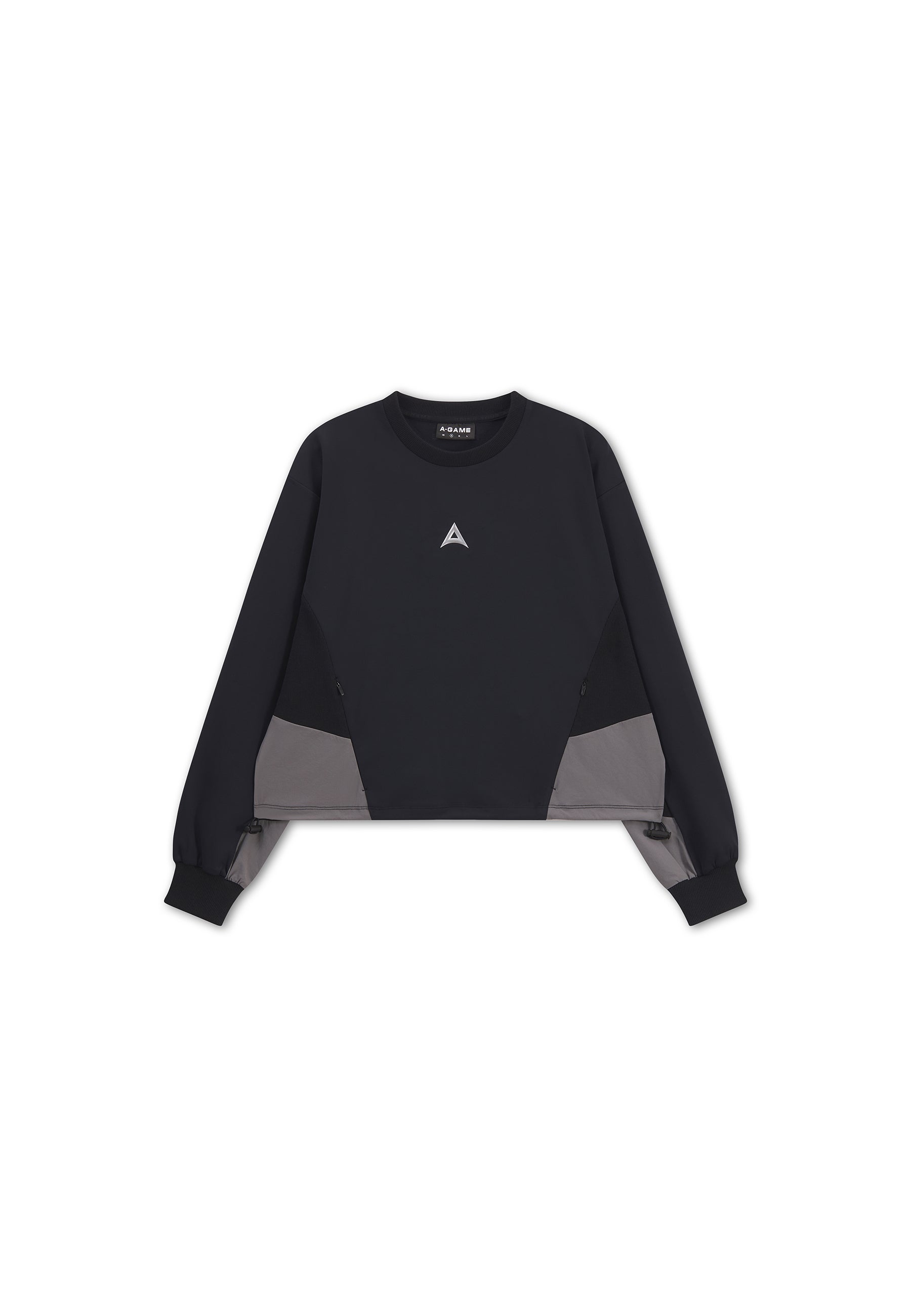 Women's Oversized Track Sweater - Black