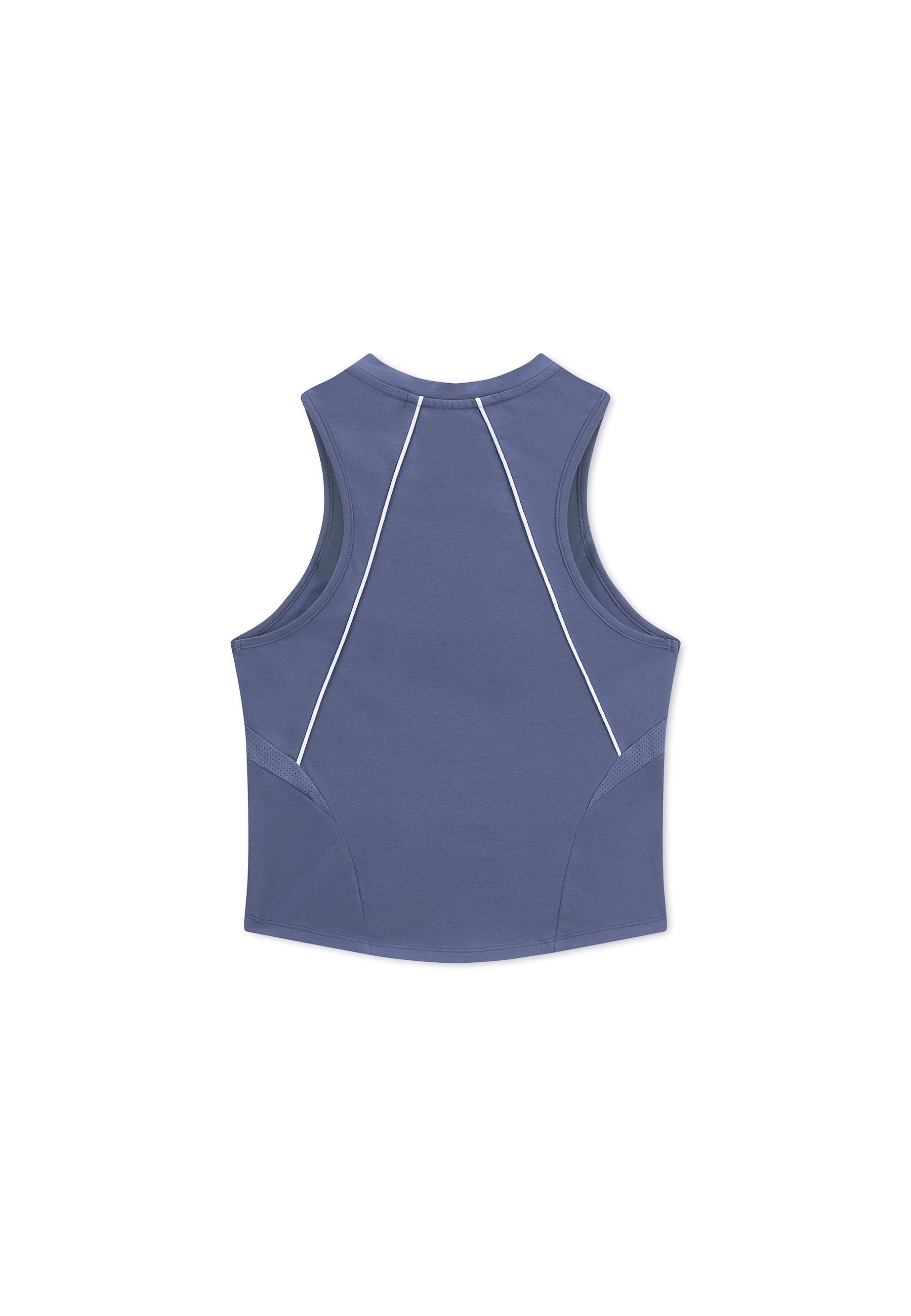 WOMENS LIFEWEAR FITTED HIGH NECK VEST - GREY
