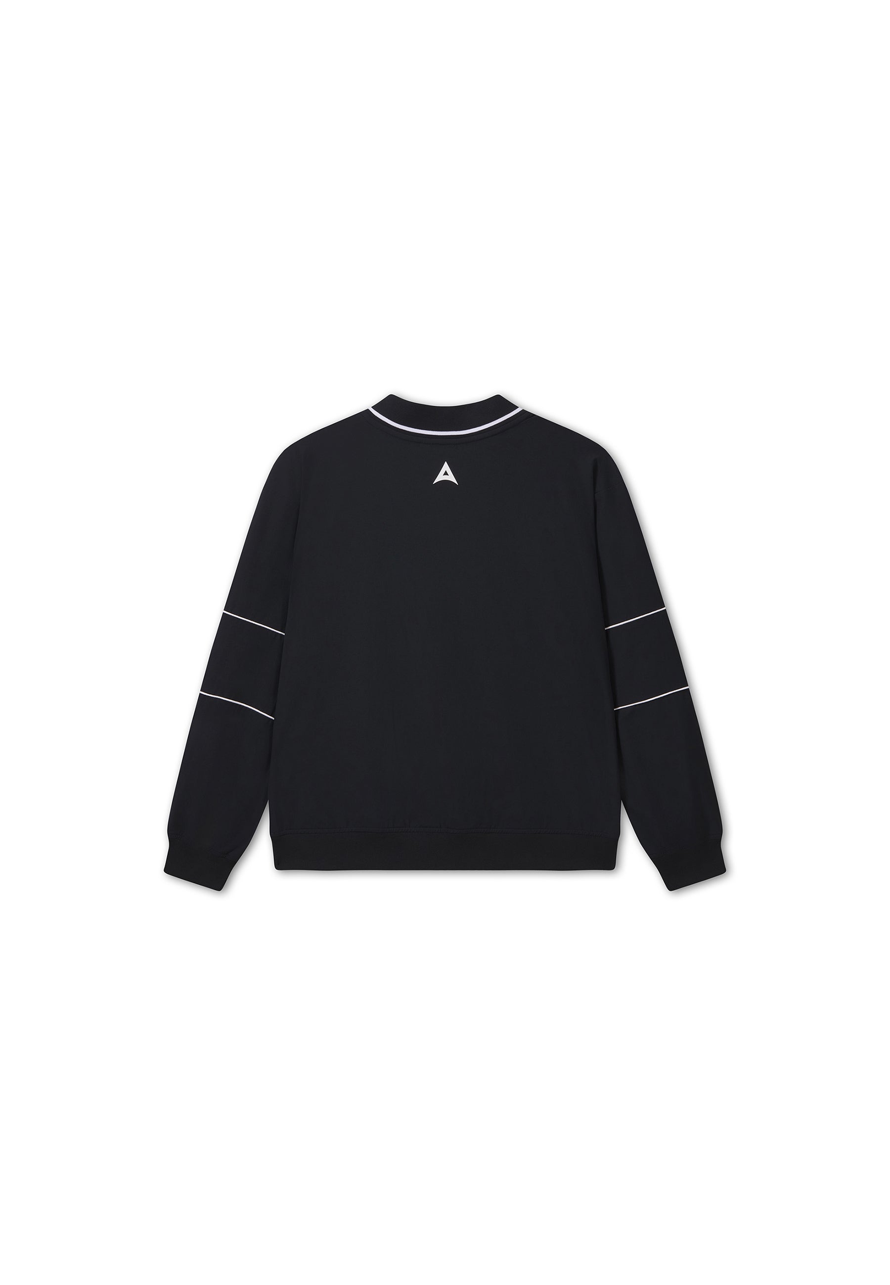 WOMENS LIFEWEAR WOVEN PULLOVER - BLACK