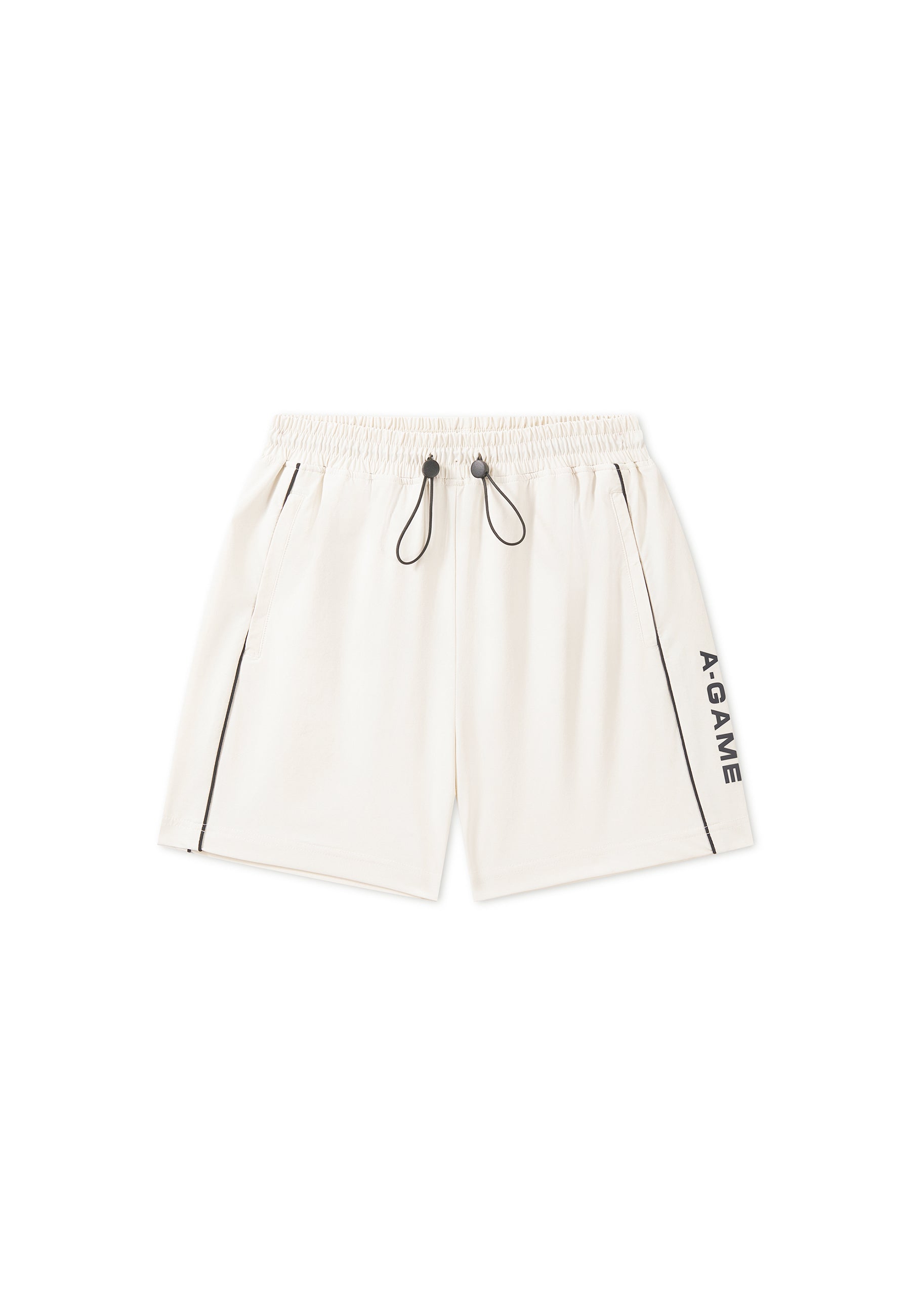 WOMENS LIFEWEAR WOVEN SHORTS - ECRU