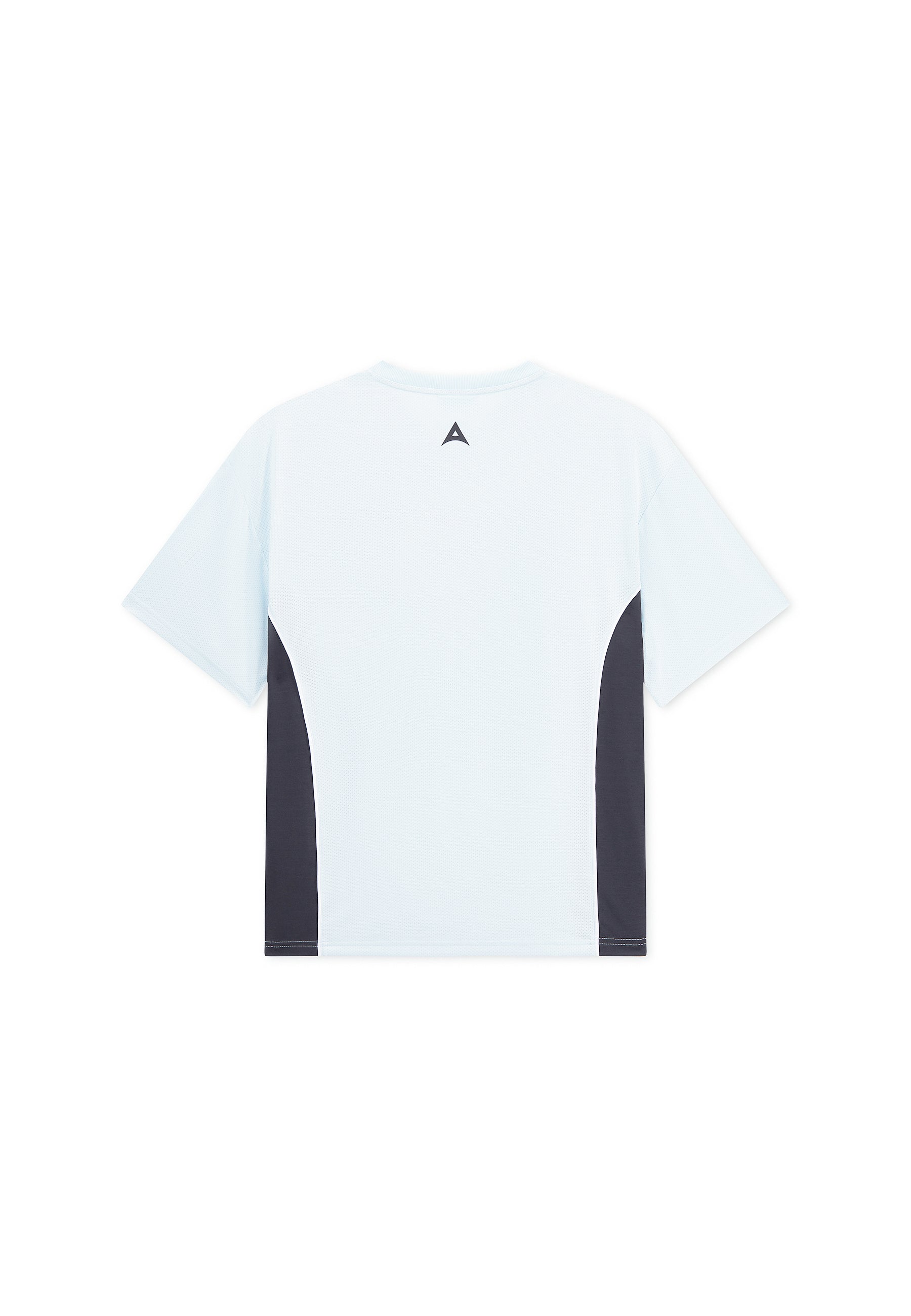 WOMENS LIFEWEAR FOOTBALL T-SHIRT - PALE BLUE