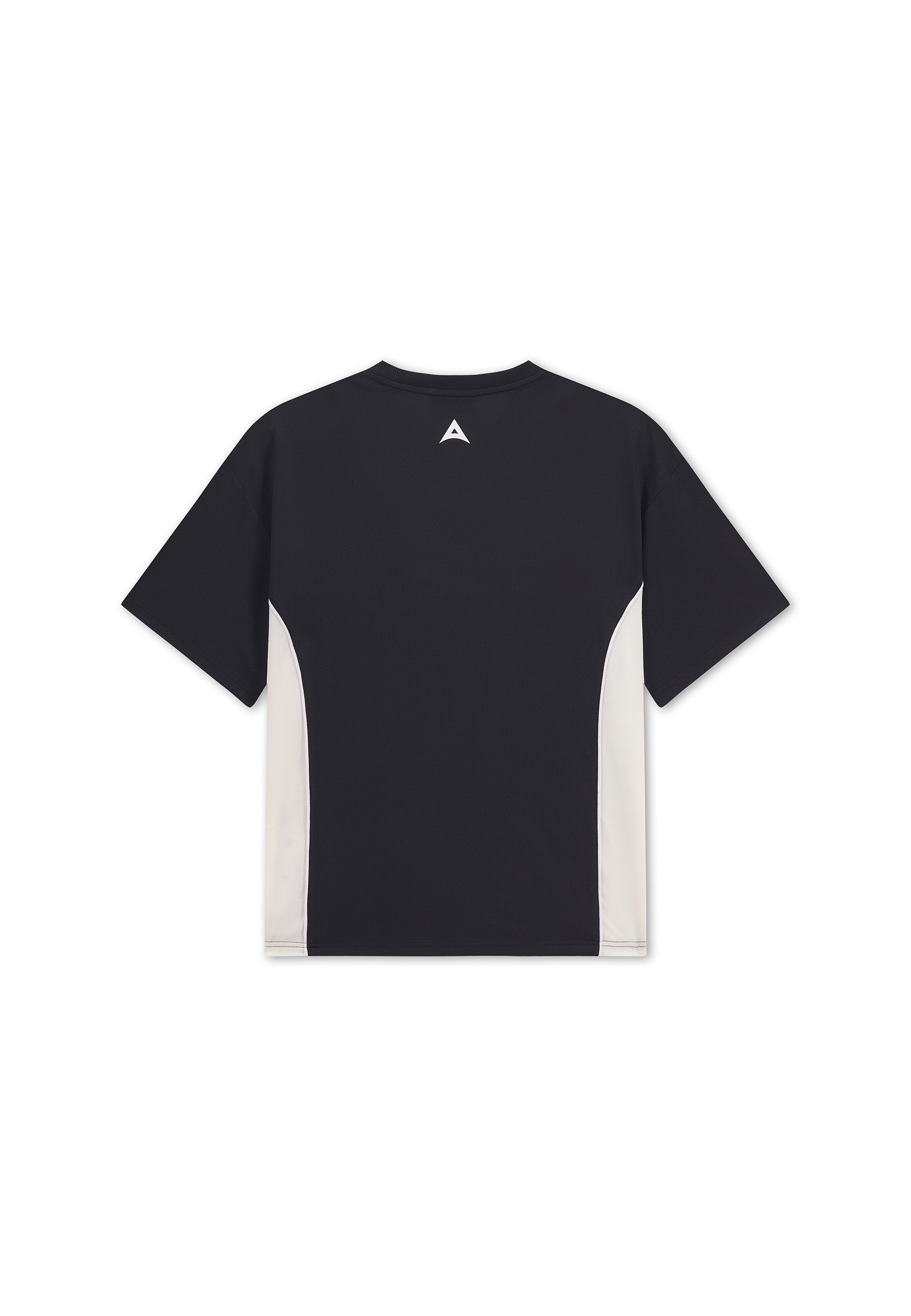 WOMENS LIFEWEAR FOOTBALL T-SHIRT - BLACK