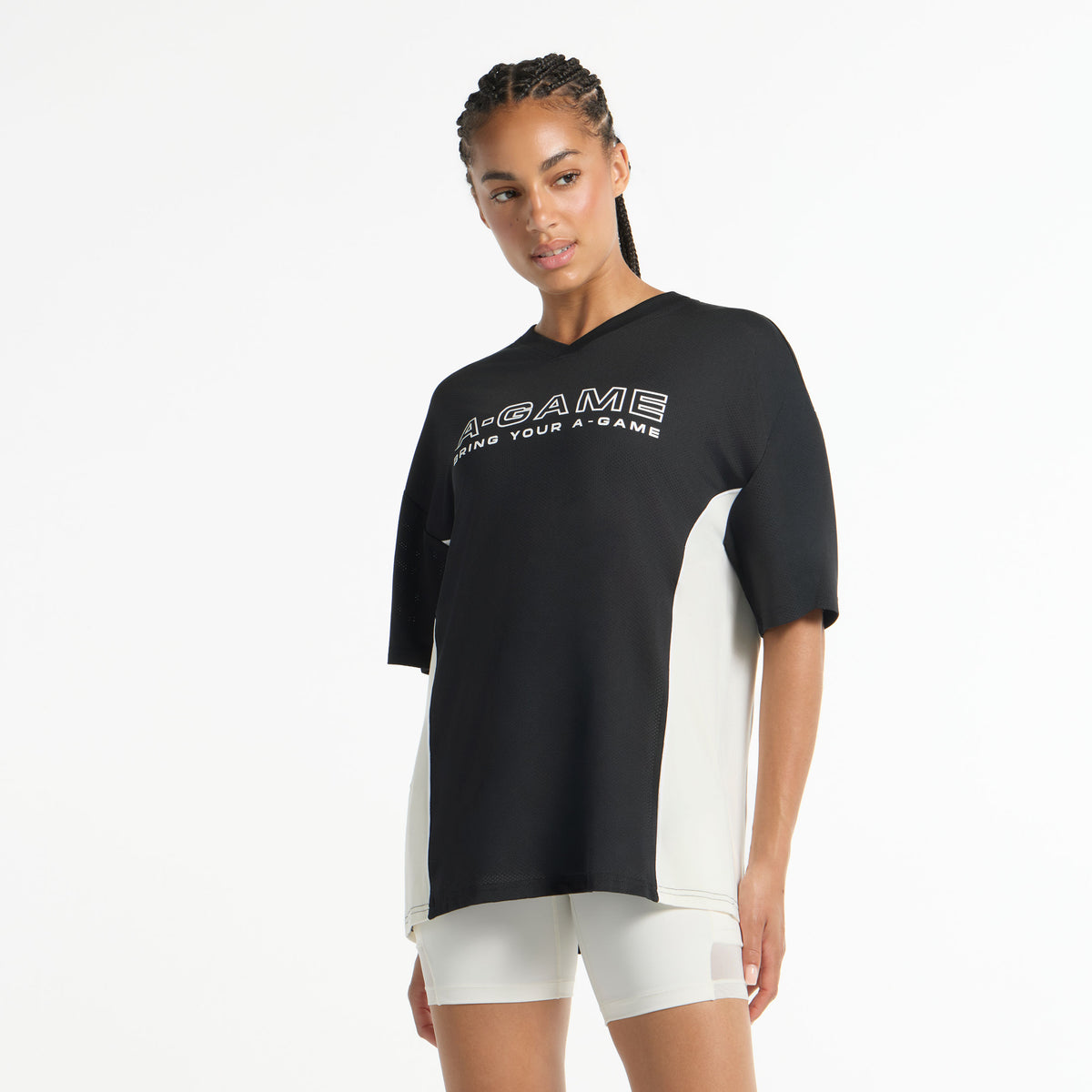 Women's Football T-Shirt - Black