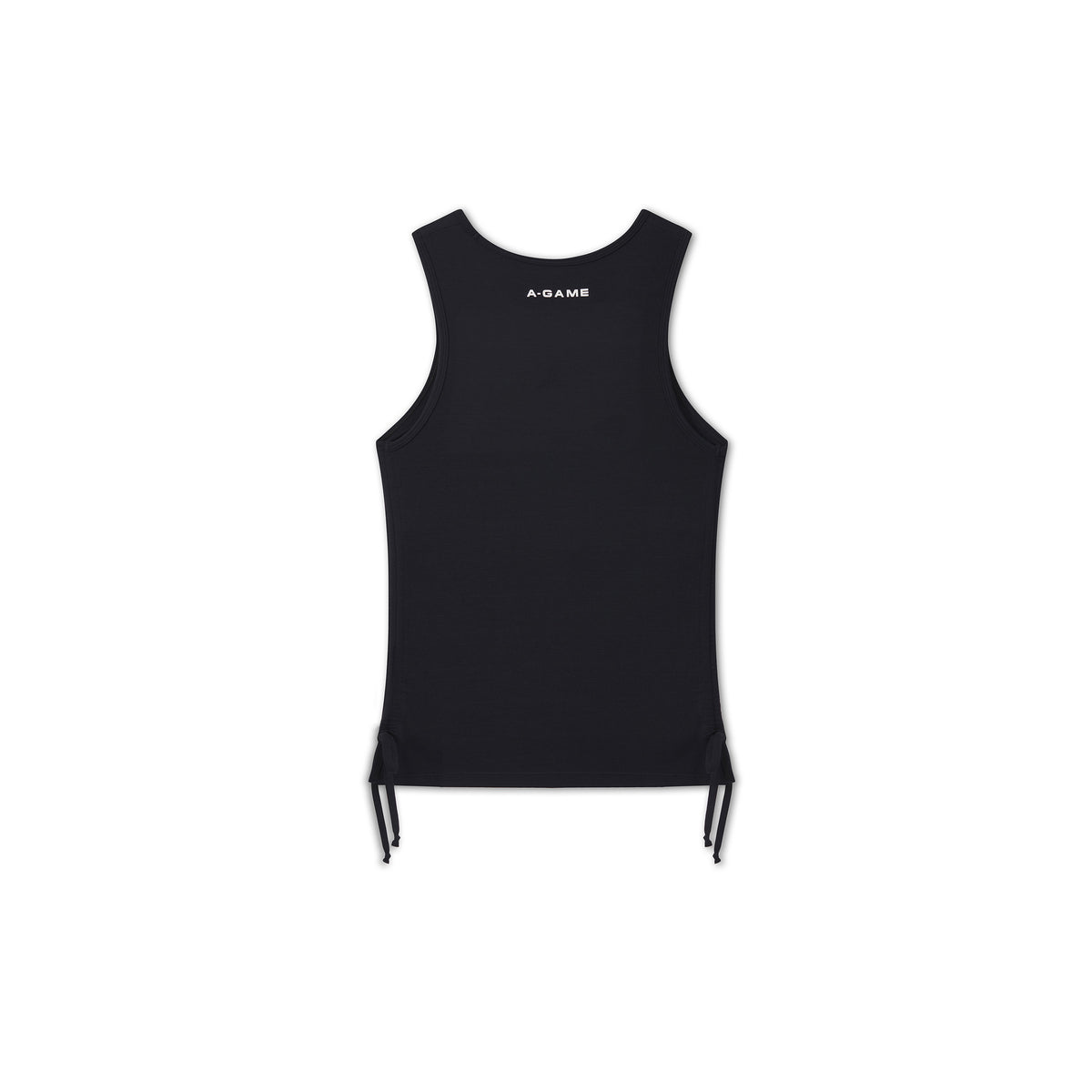 Women's Ruched Side Tank - Black