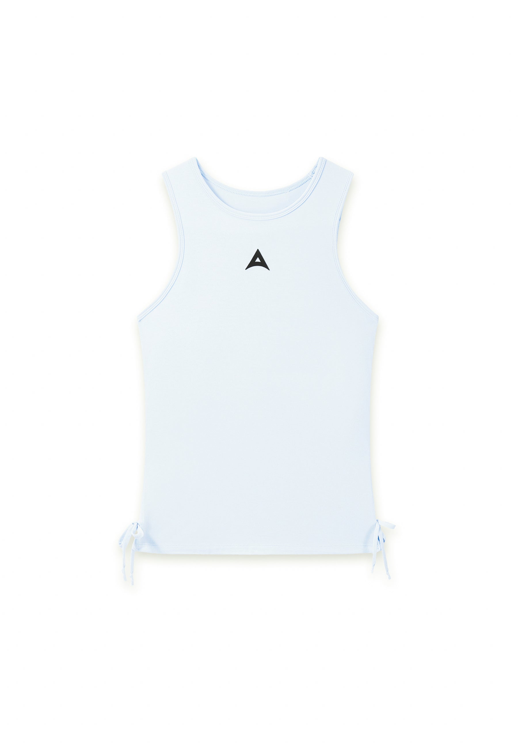 WOMENS LIFEWEAR RUCHED SIDE TANK - PALE BLUE