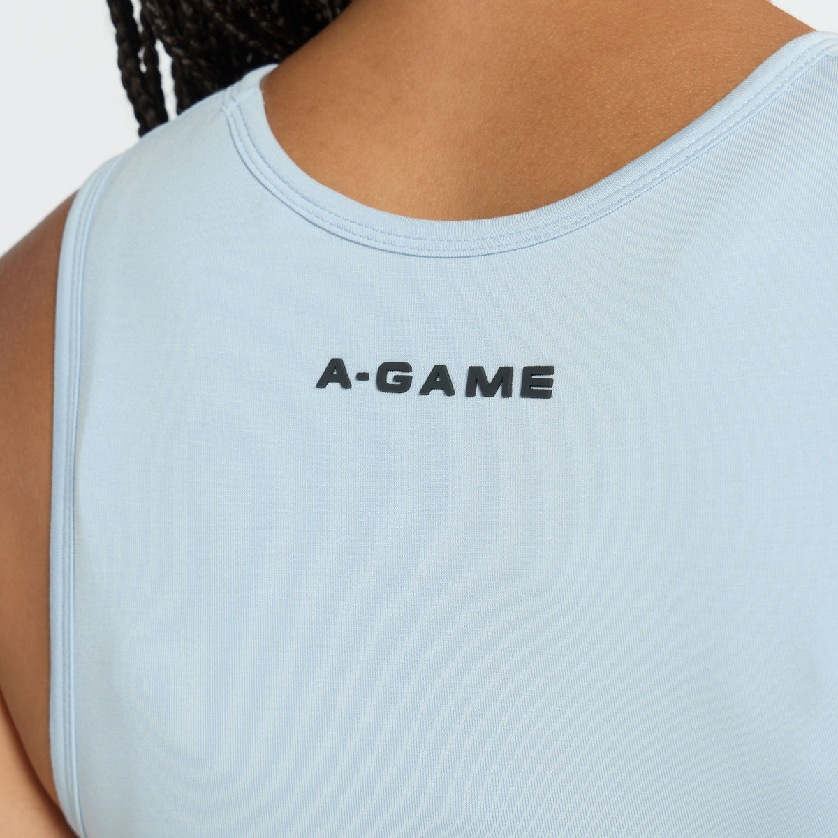 Women's Ruched Side Tank - Pale Blue