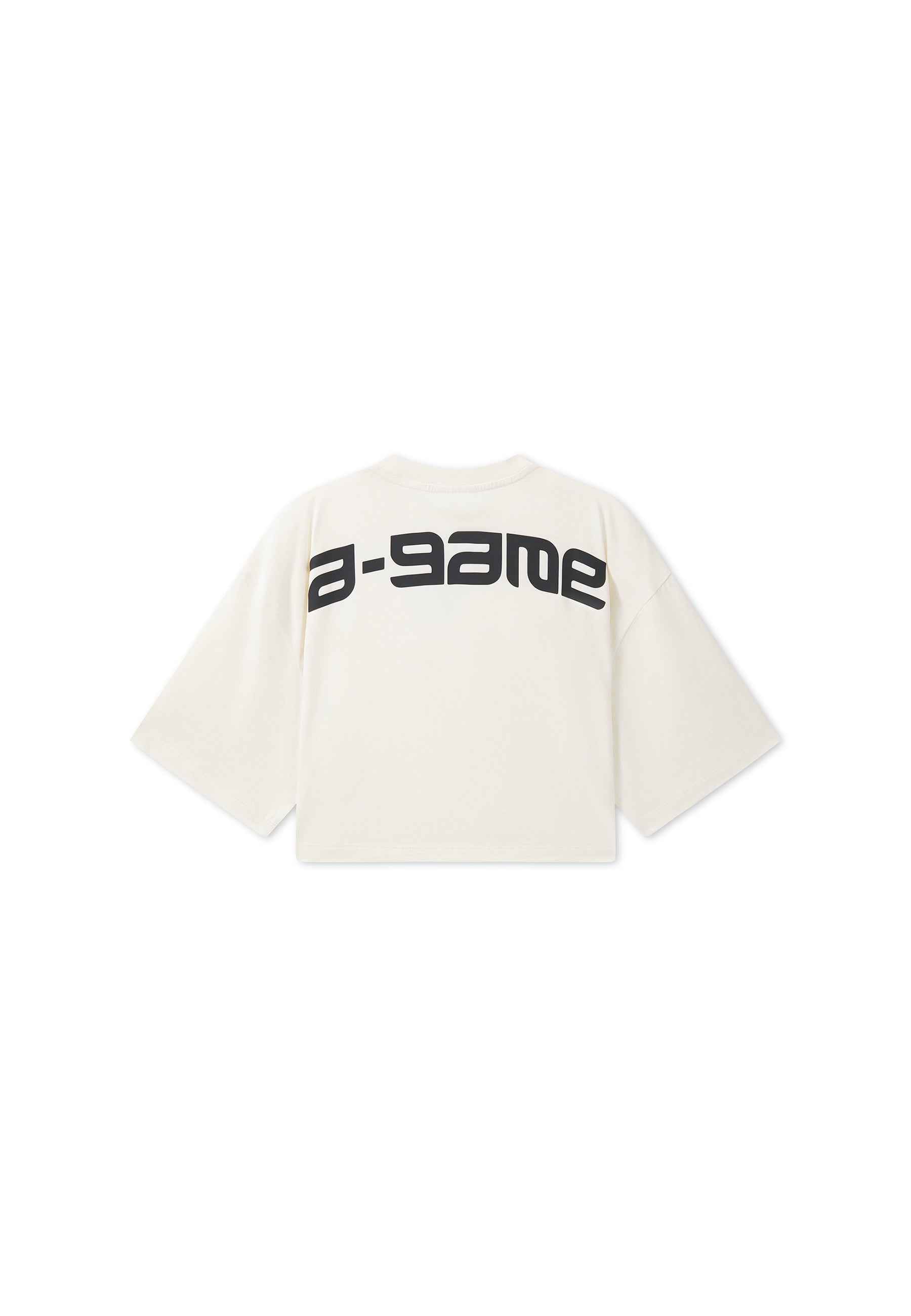 Women's Cropped Graphic T-Shirt - Ecru