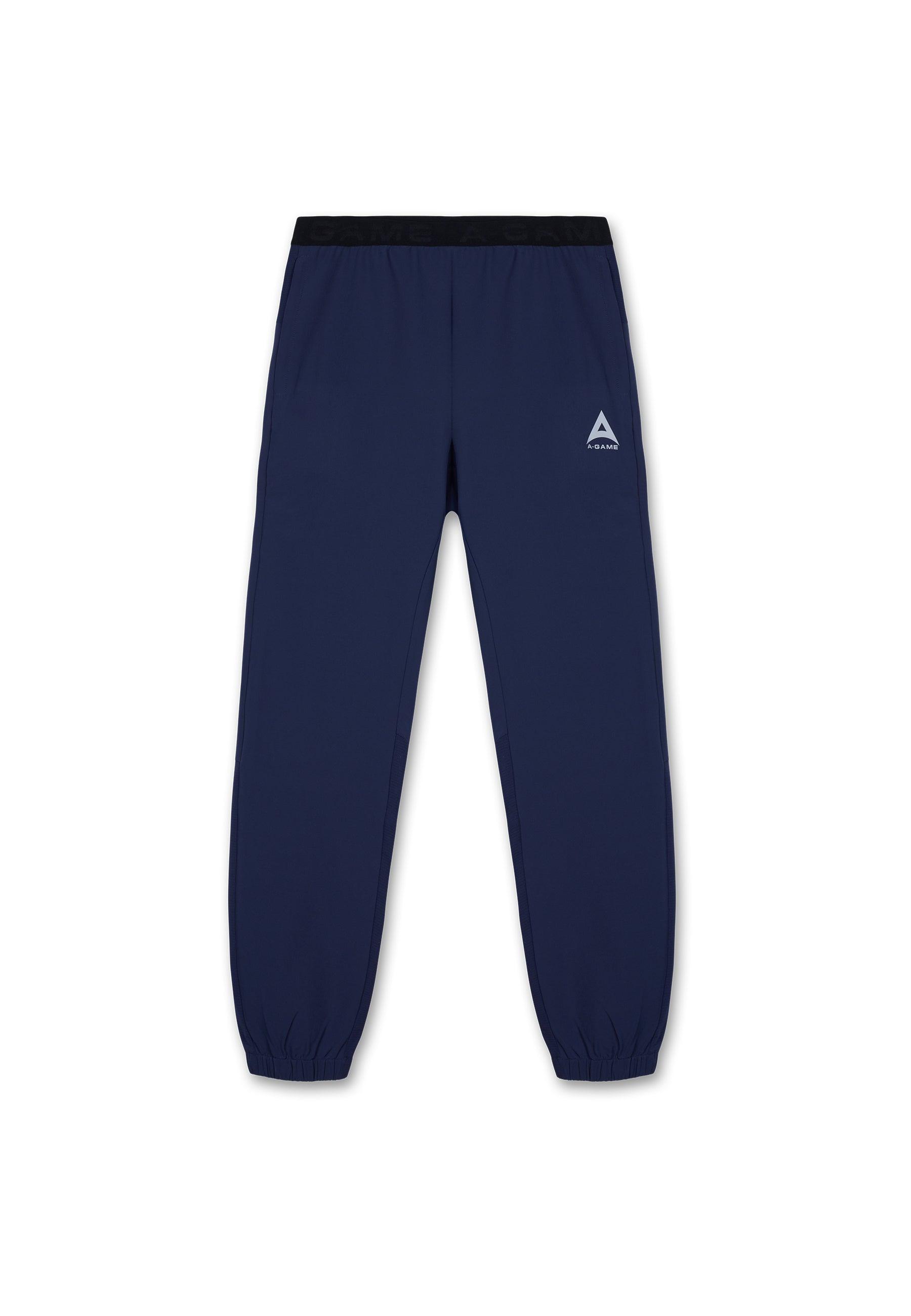 MENS A-GAME CUFFED TRAINING PANTS - NAVY