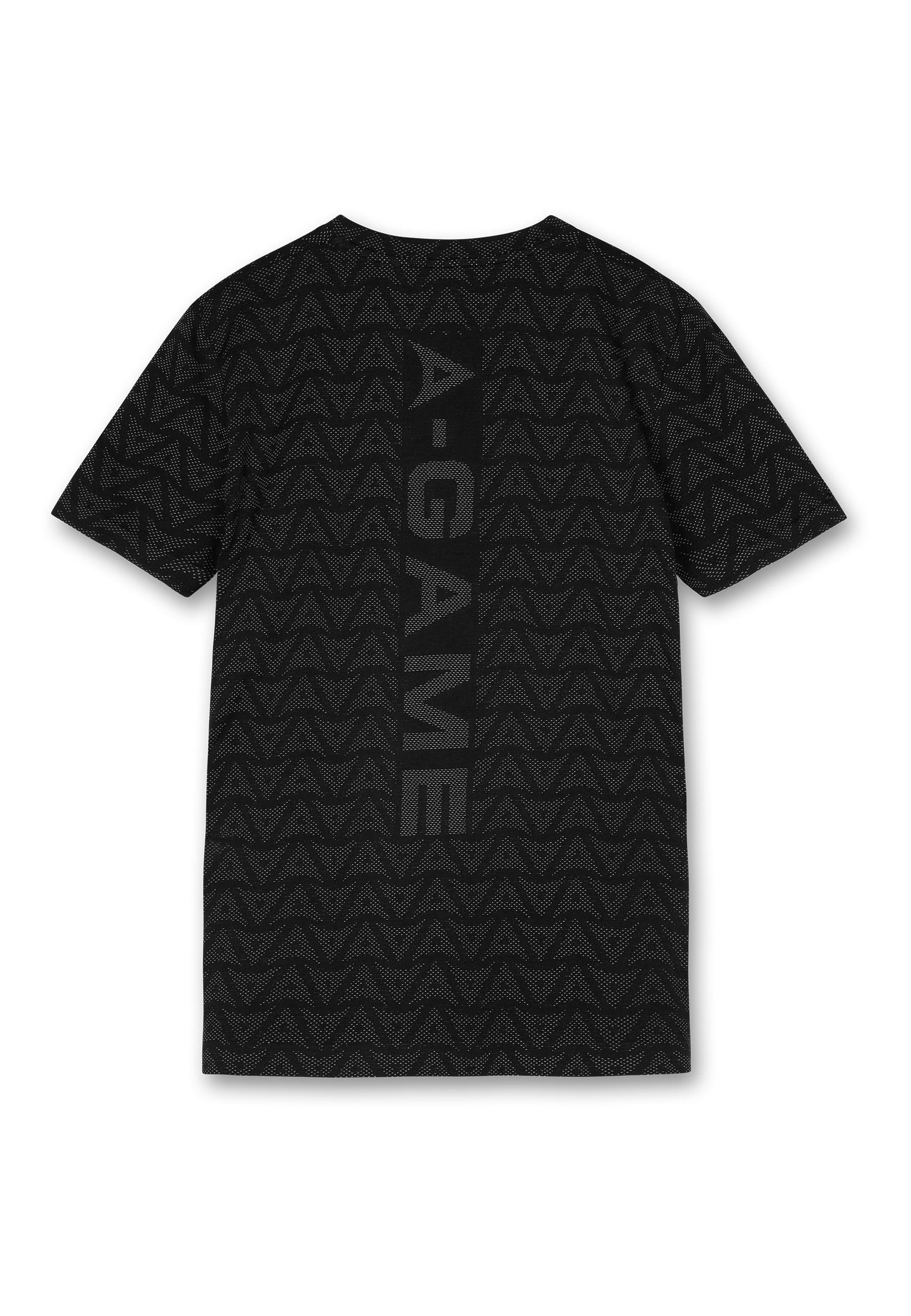 MENS A-GAME SEAMLESS TRAINING LOGO T-SHIRT - BLACK