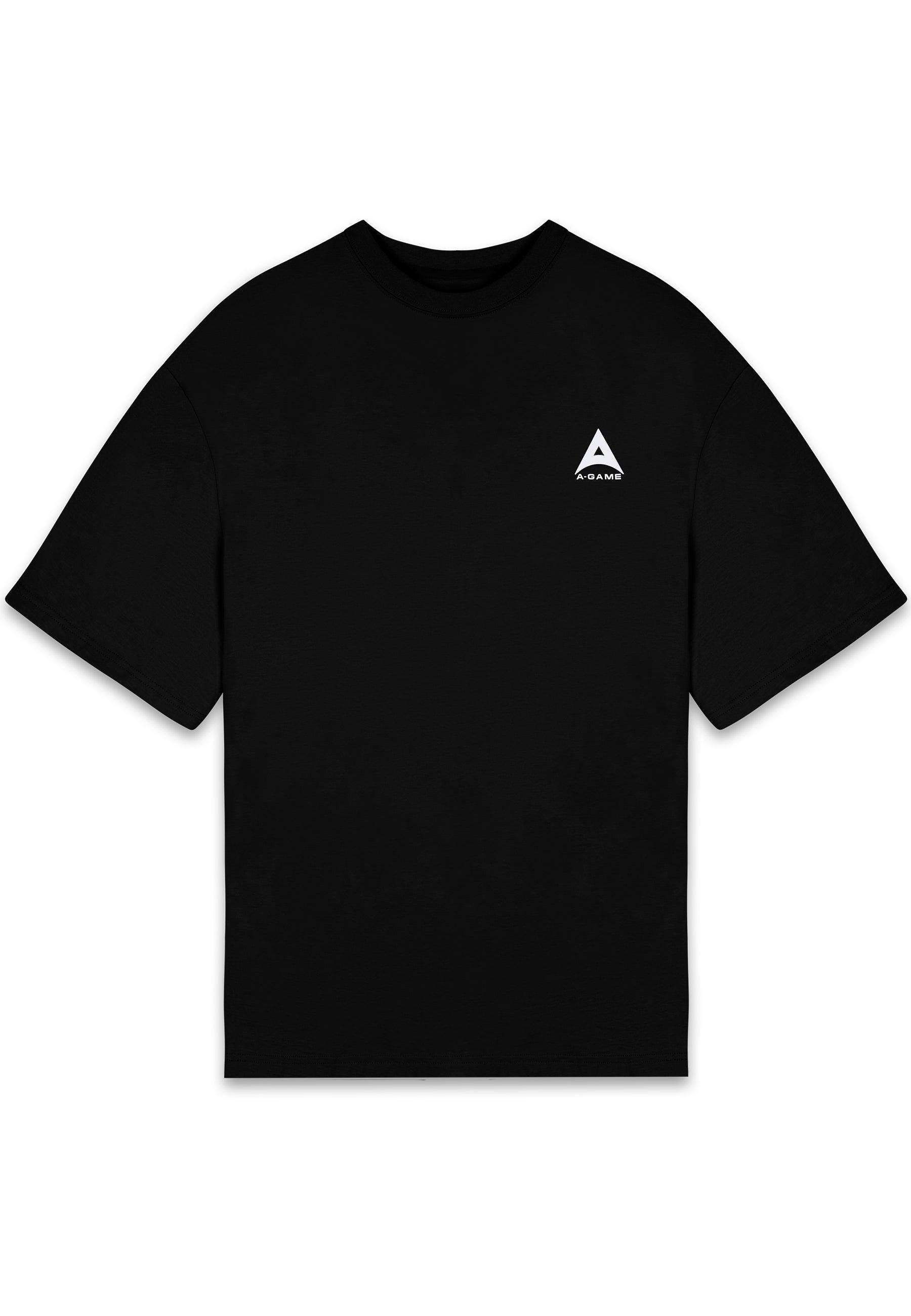 MENS A-GAME STAR GRAPHIC LOGO T-SHIRT - BLACK