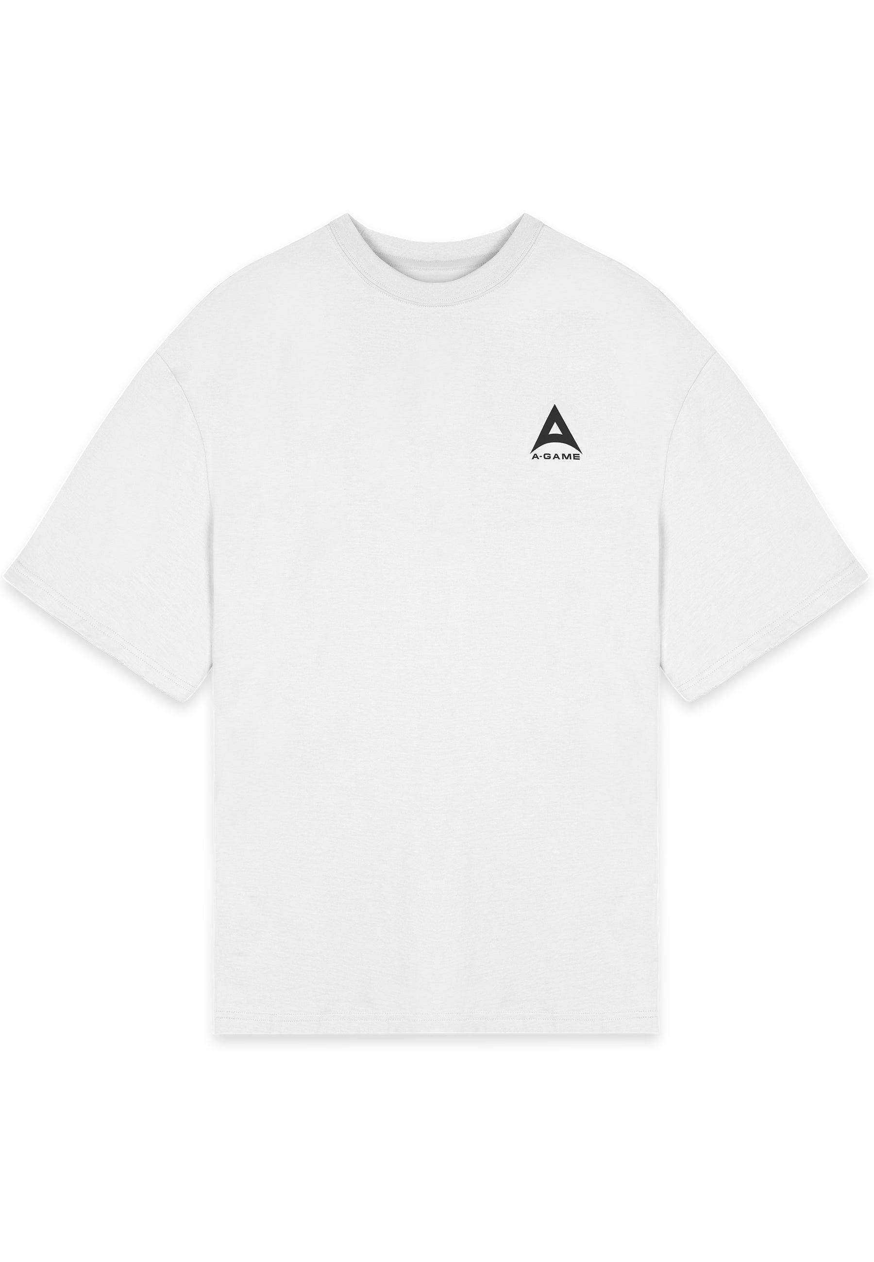 MENS A-GAME STAR GRAPHIC LOGO T-SHIRT - WHITE