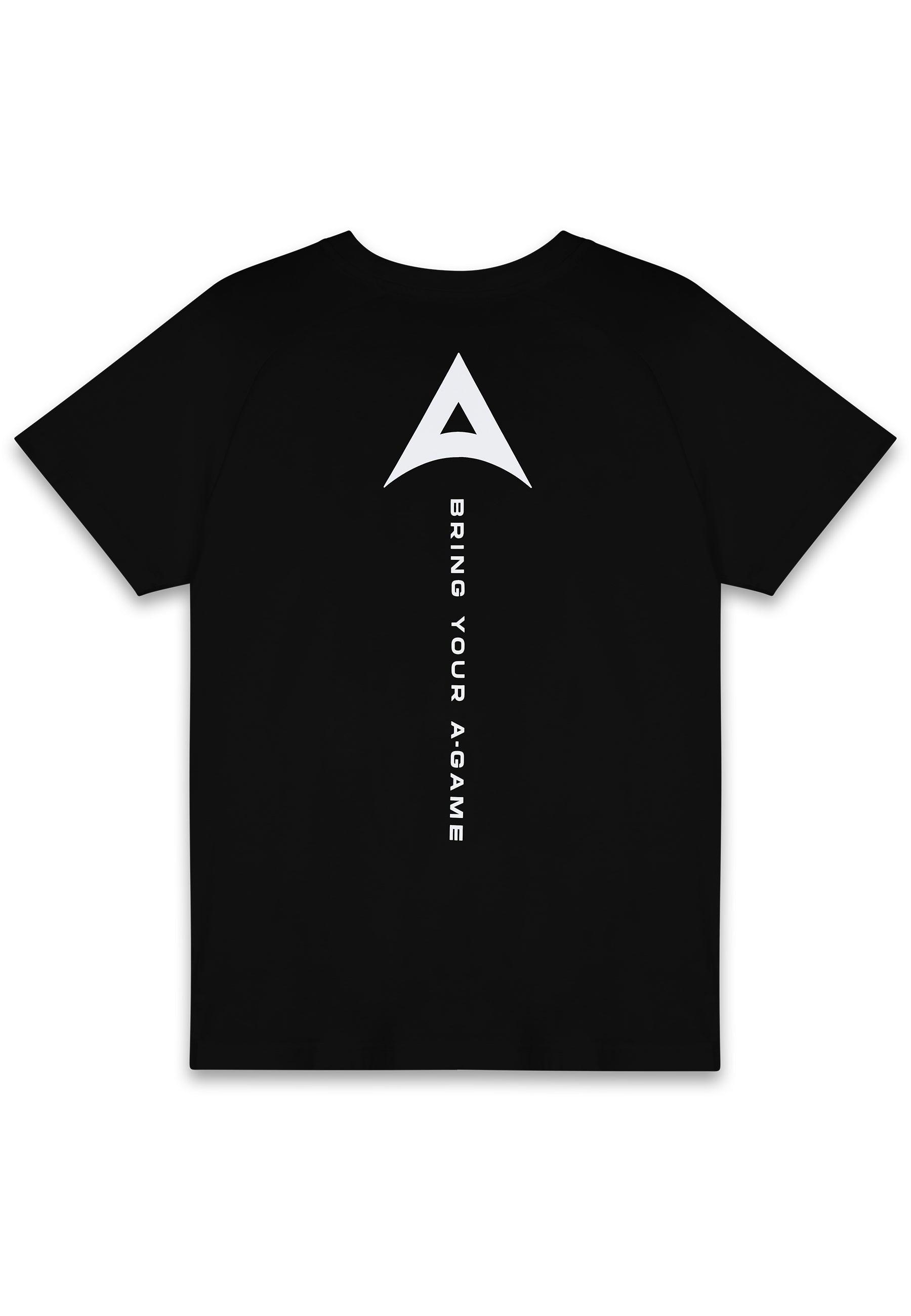MENS BRING YOUR A-GAME GRAPHIC LOGO T-SHIRT - BLACK