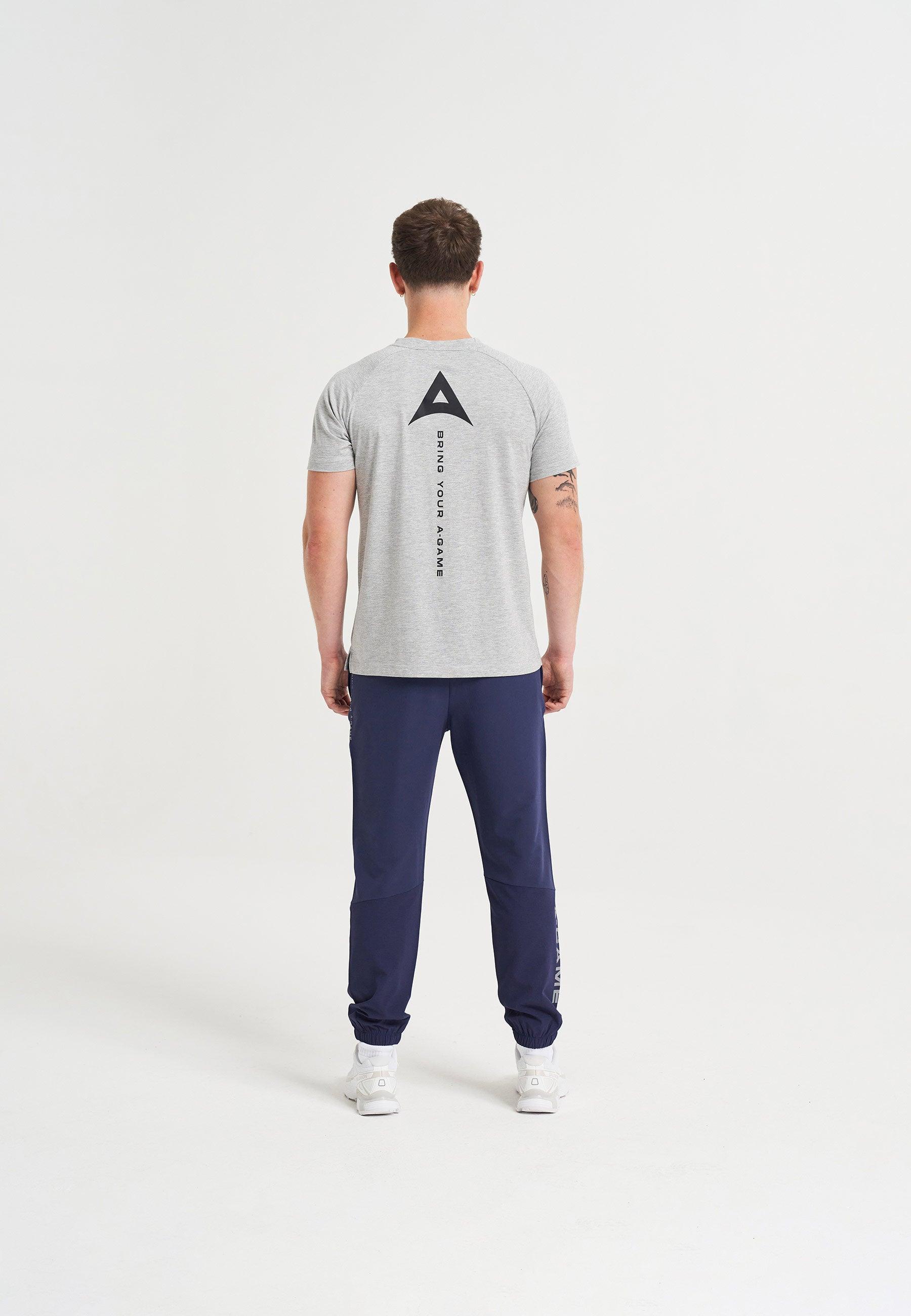 MENS A-GAME CUFFED TRAINING PANTS - NAVY