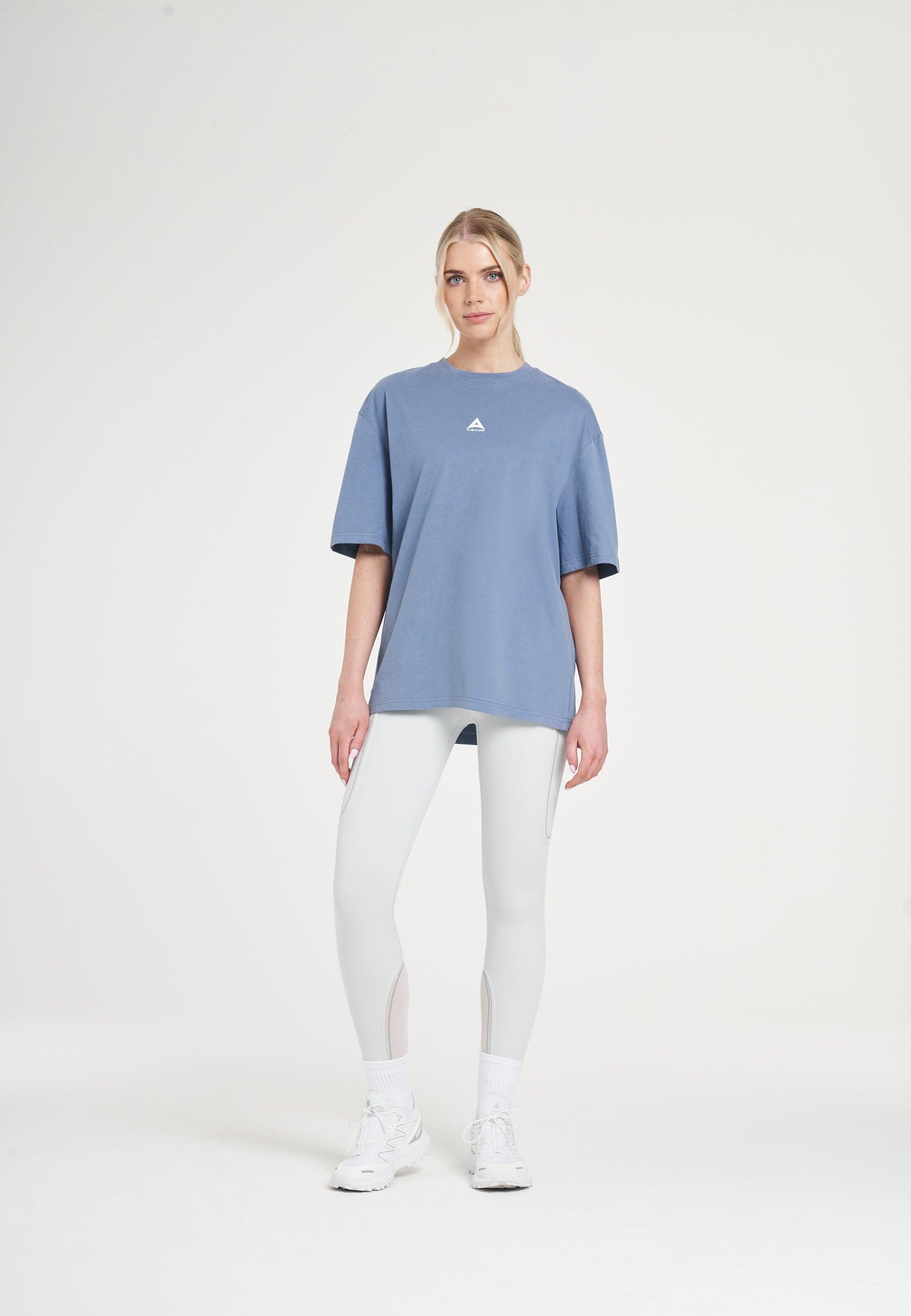 WOMENS A-GAME STAR GRAPHIC RELAXED T-SHIRT - ELEMENTAL BLUE