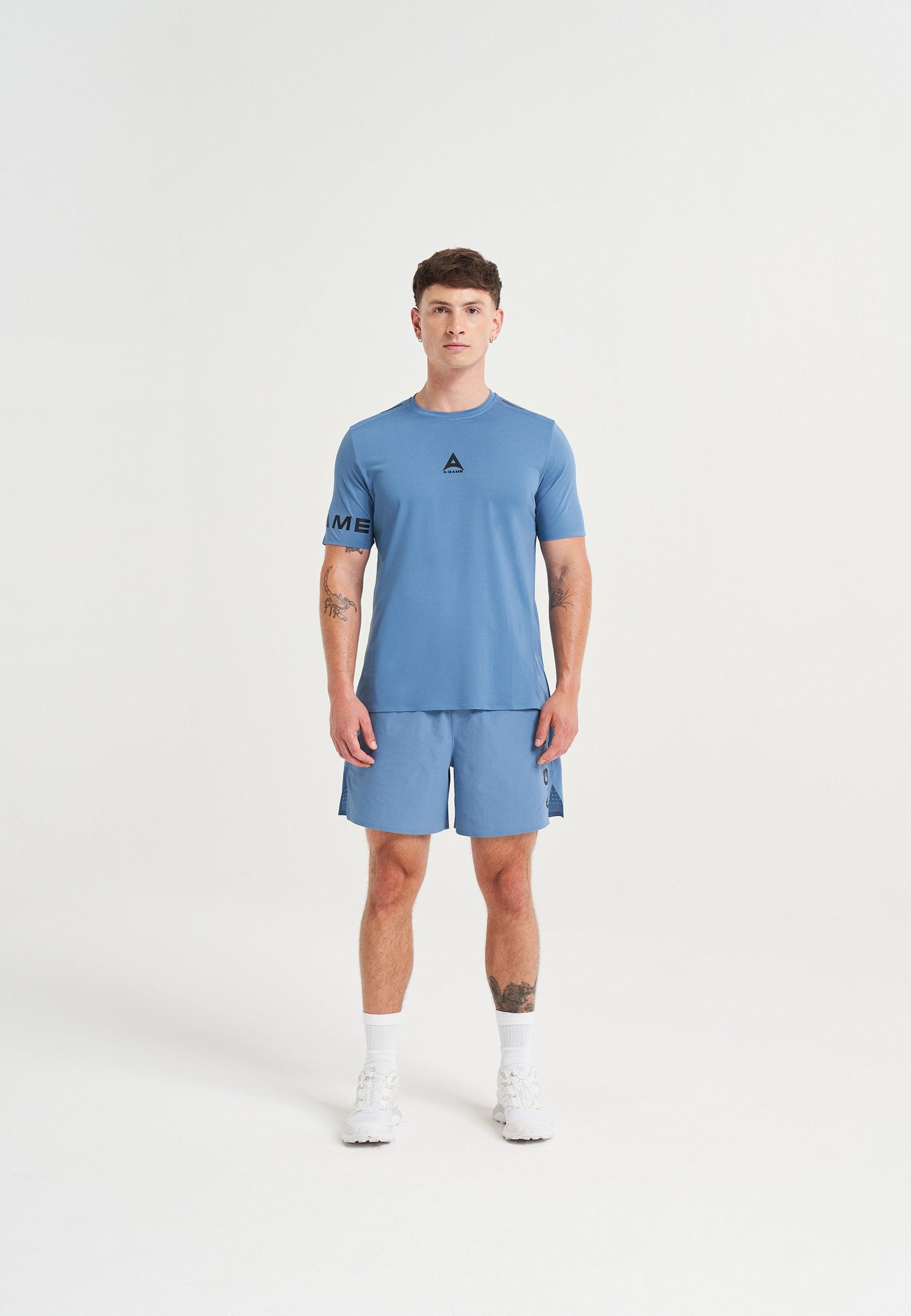 Men's Core Training Shorts - Ocean Blue