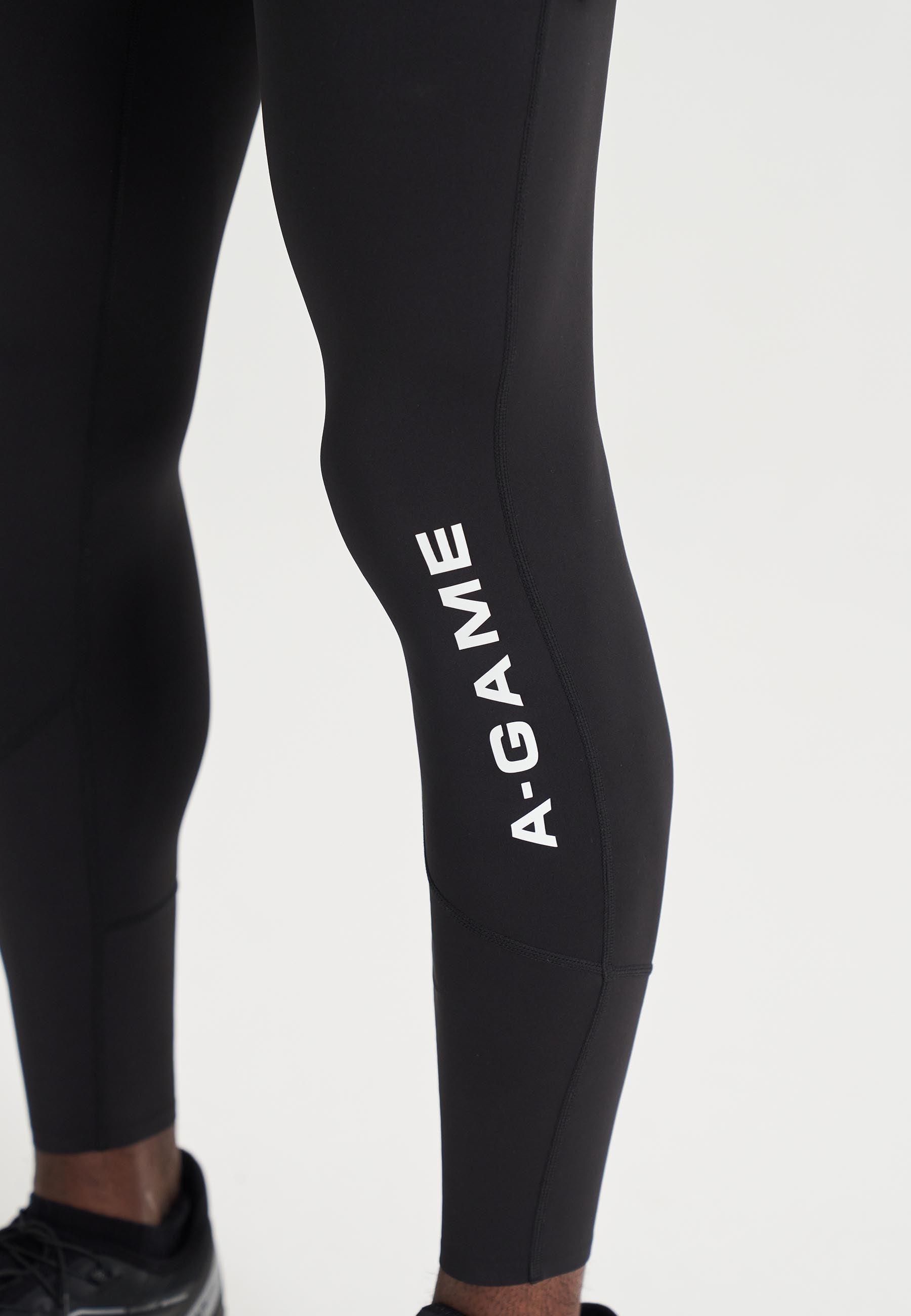 MENS A-GAME TRAINING TIGHT - BLACK