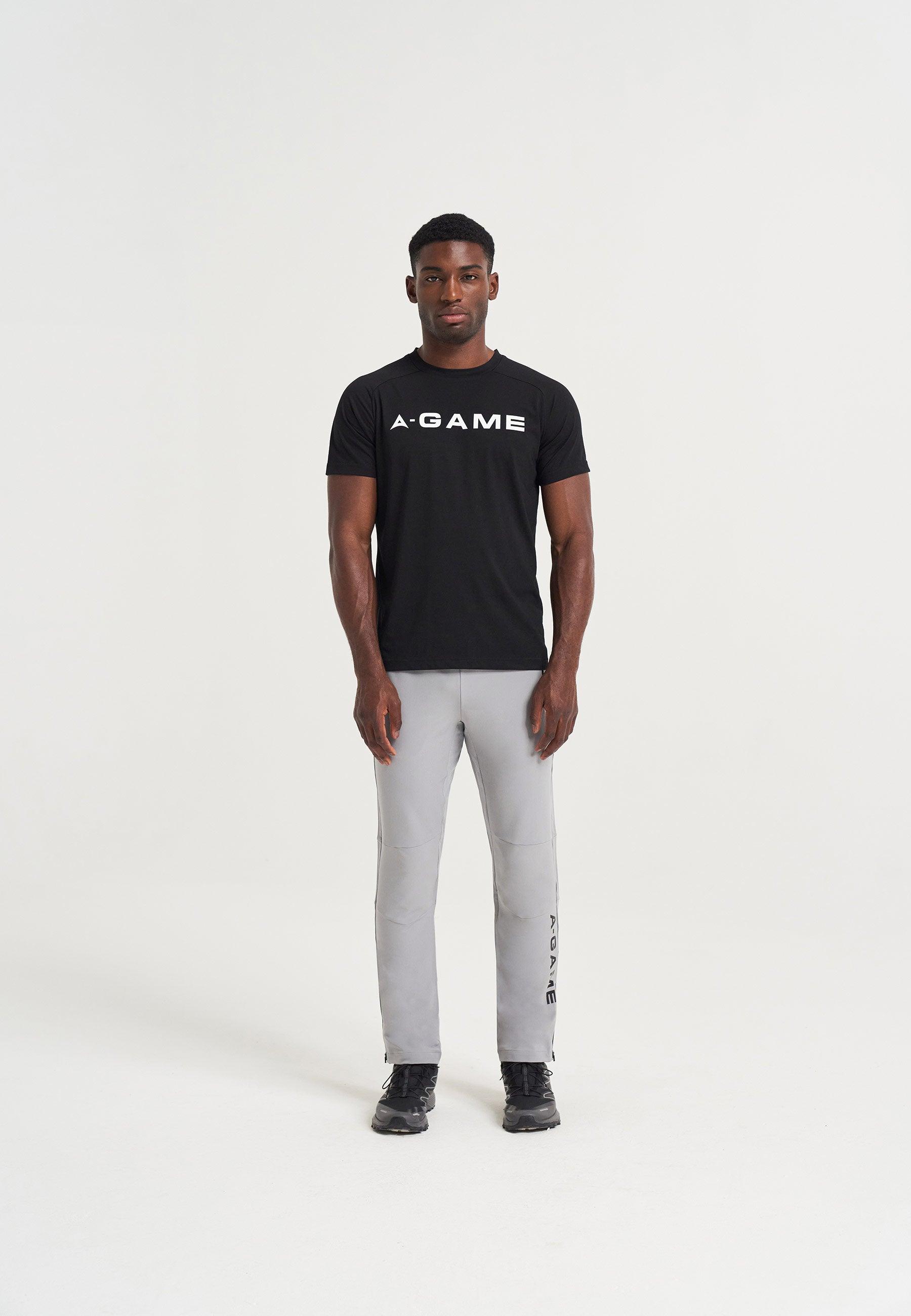 MENS BRING YOUR A-GAME GRAPHIC LOGO T-SHIRT - BLACK