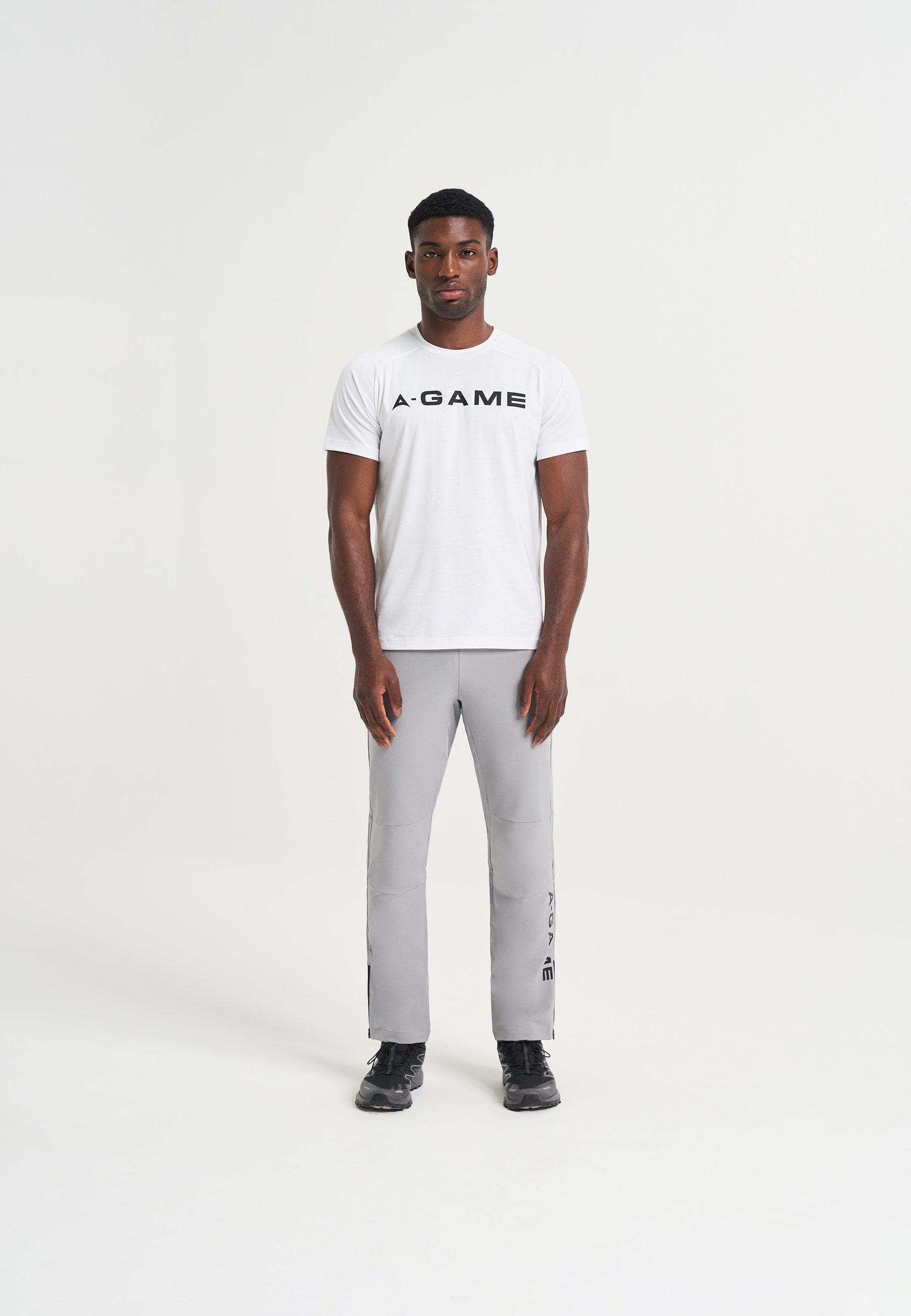 MENS BRING YOUR A-GAME GRAPHIC LOGO T-SHIRT - WHITE