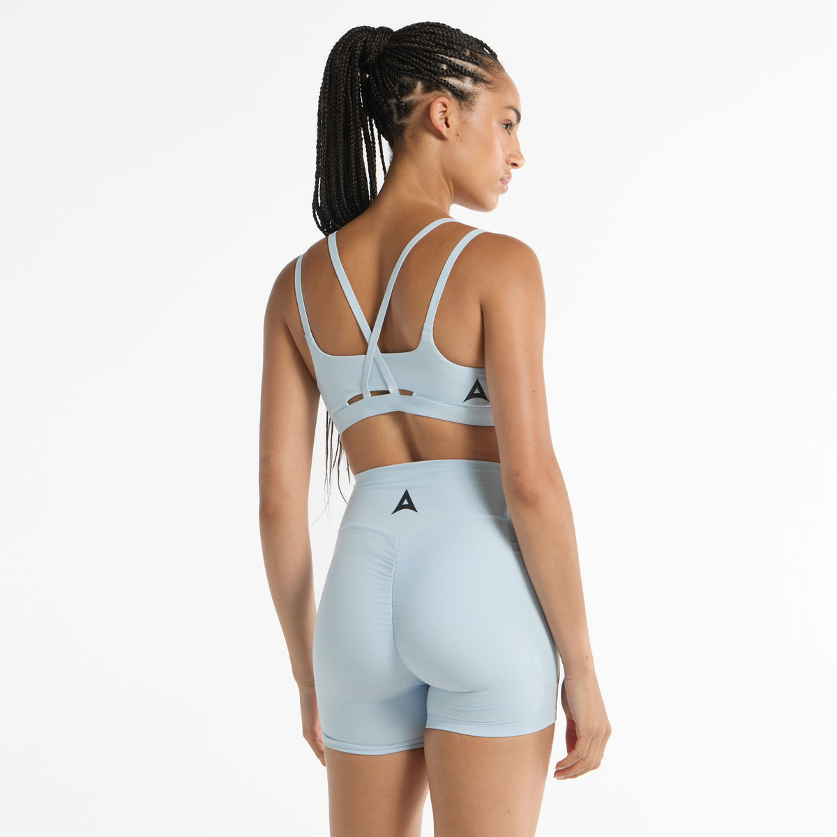 Women's Core Training Shorts - Pale Blue
