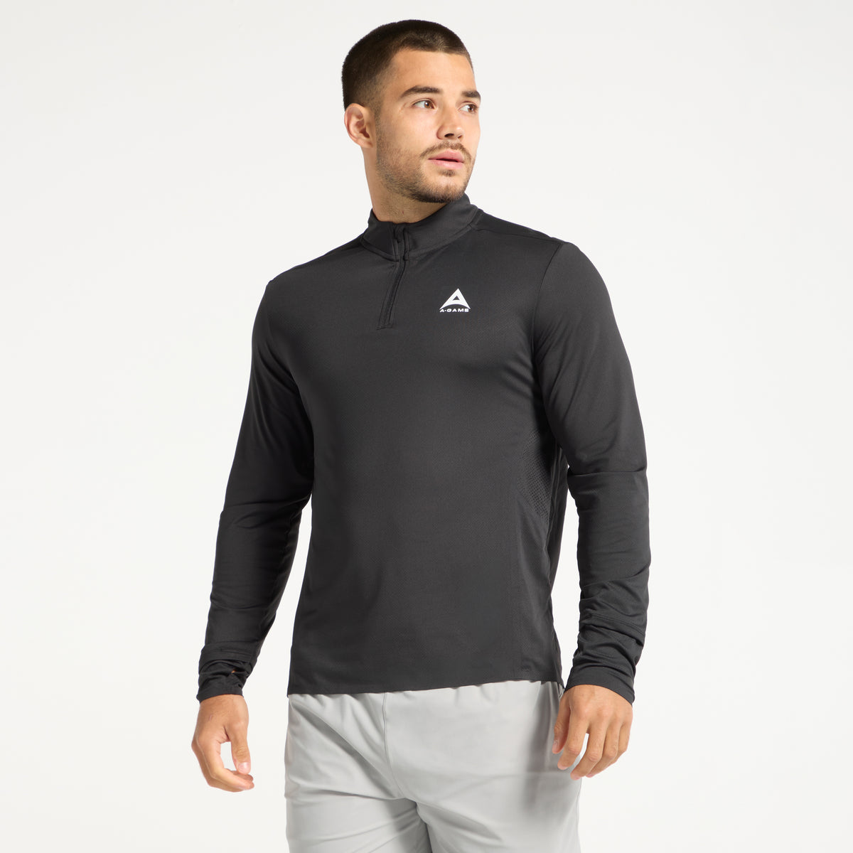 Men's Performance Long Sleeve Top - Black