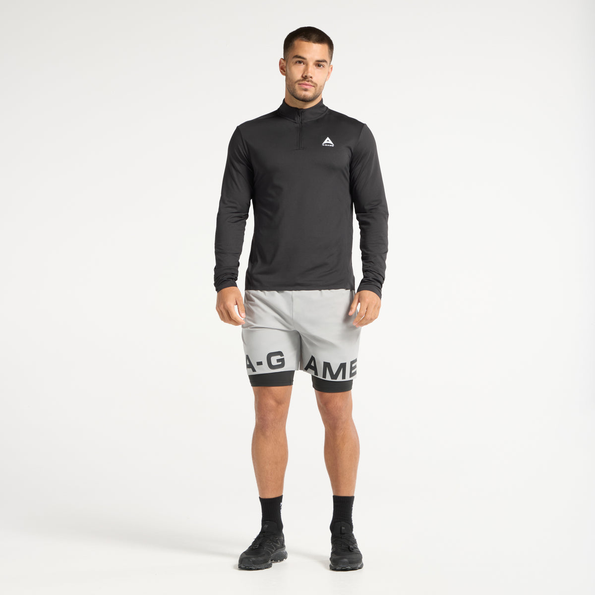 Men's 2-in-1 Shorts - Steel Grey