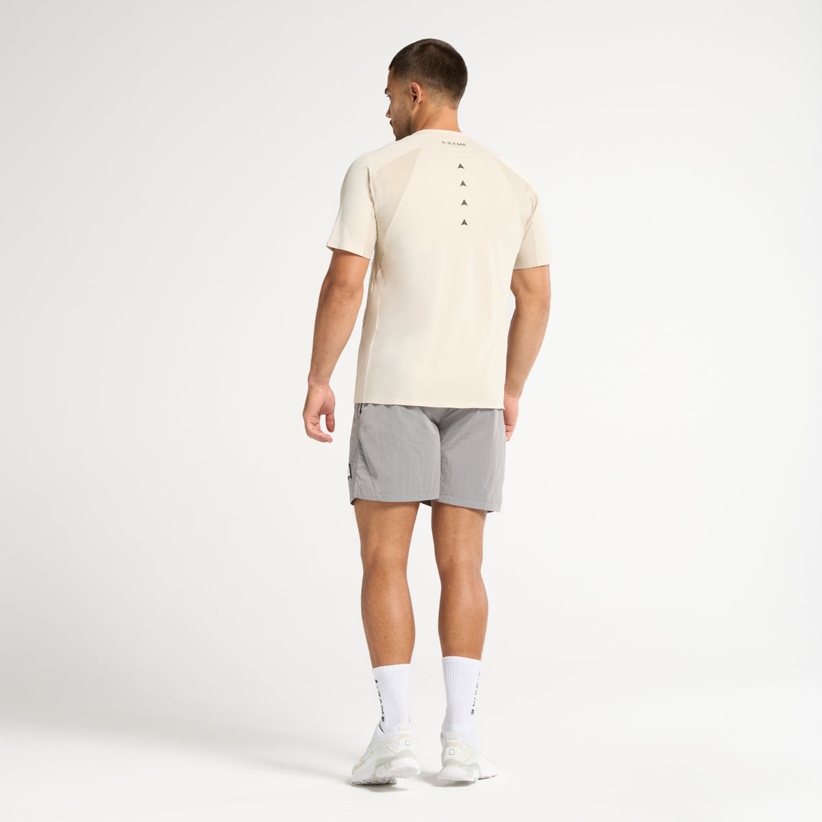 Men's Mesh Performance T-Shirt - Beige