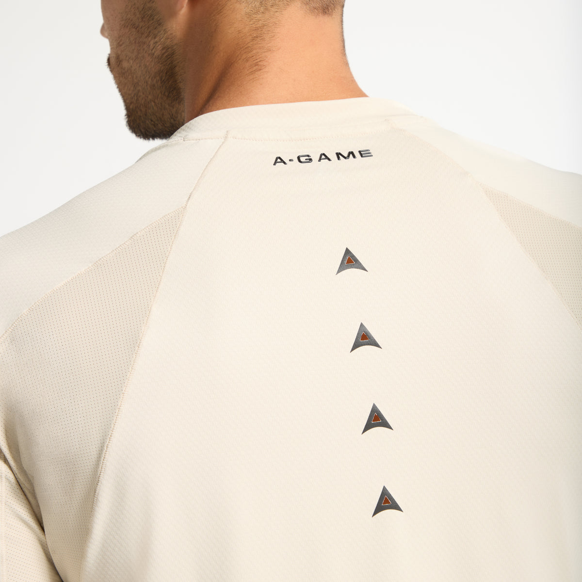 Men's Mesh Performance T-Shirt - Beige