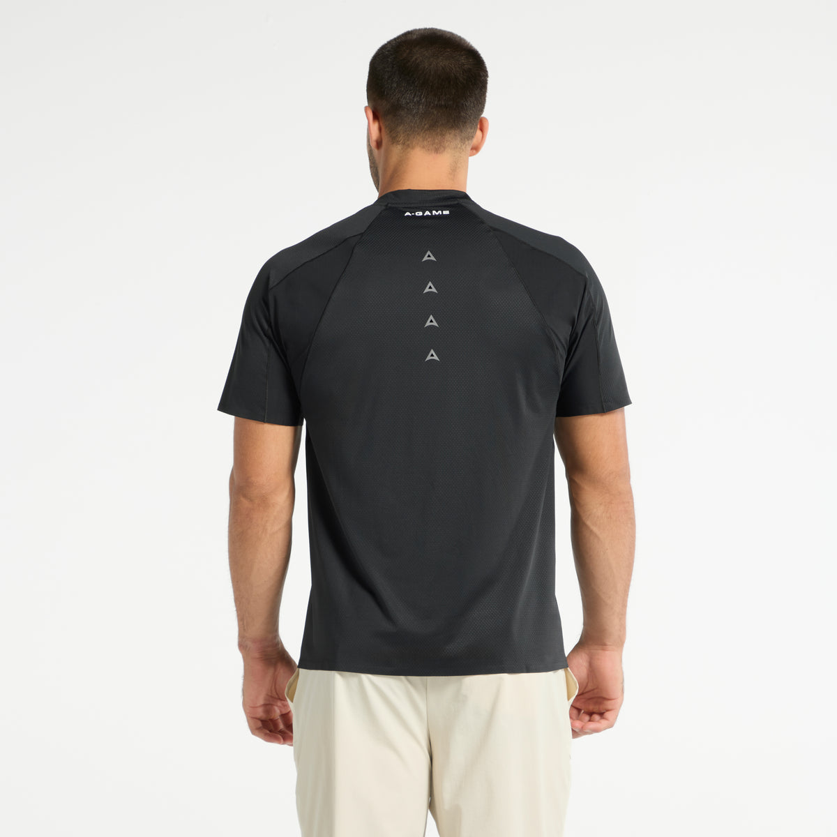Men's Panel Performance T-Shirt - Black