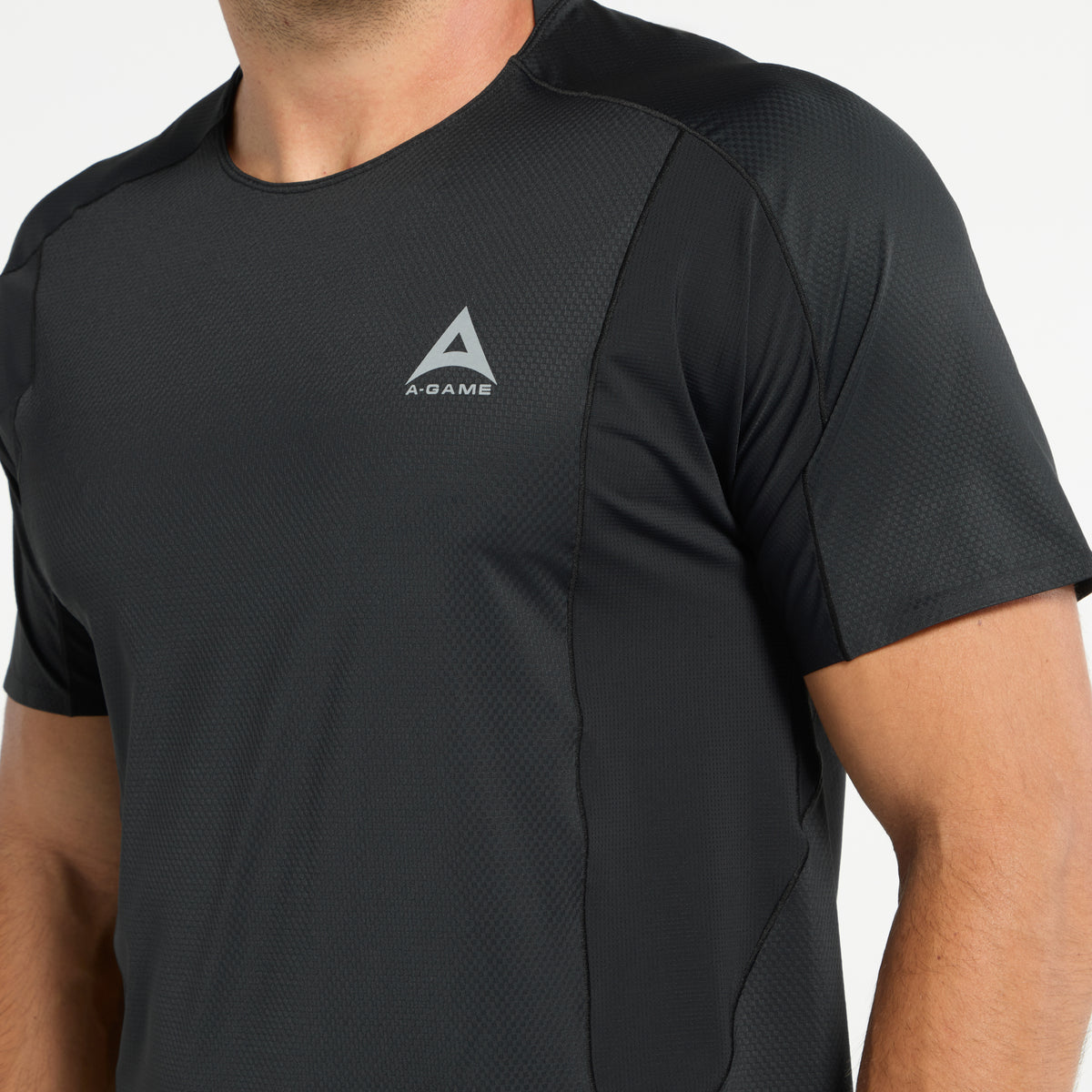 Men's Panel Performance T-Shirt - Black