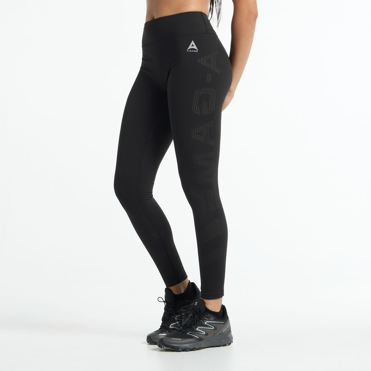 Women's High Waisted Training Leggings - Black