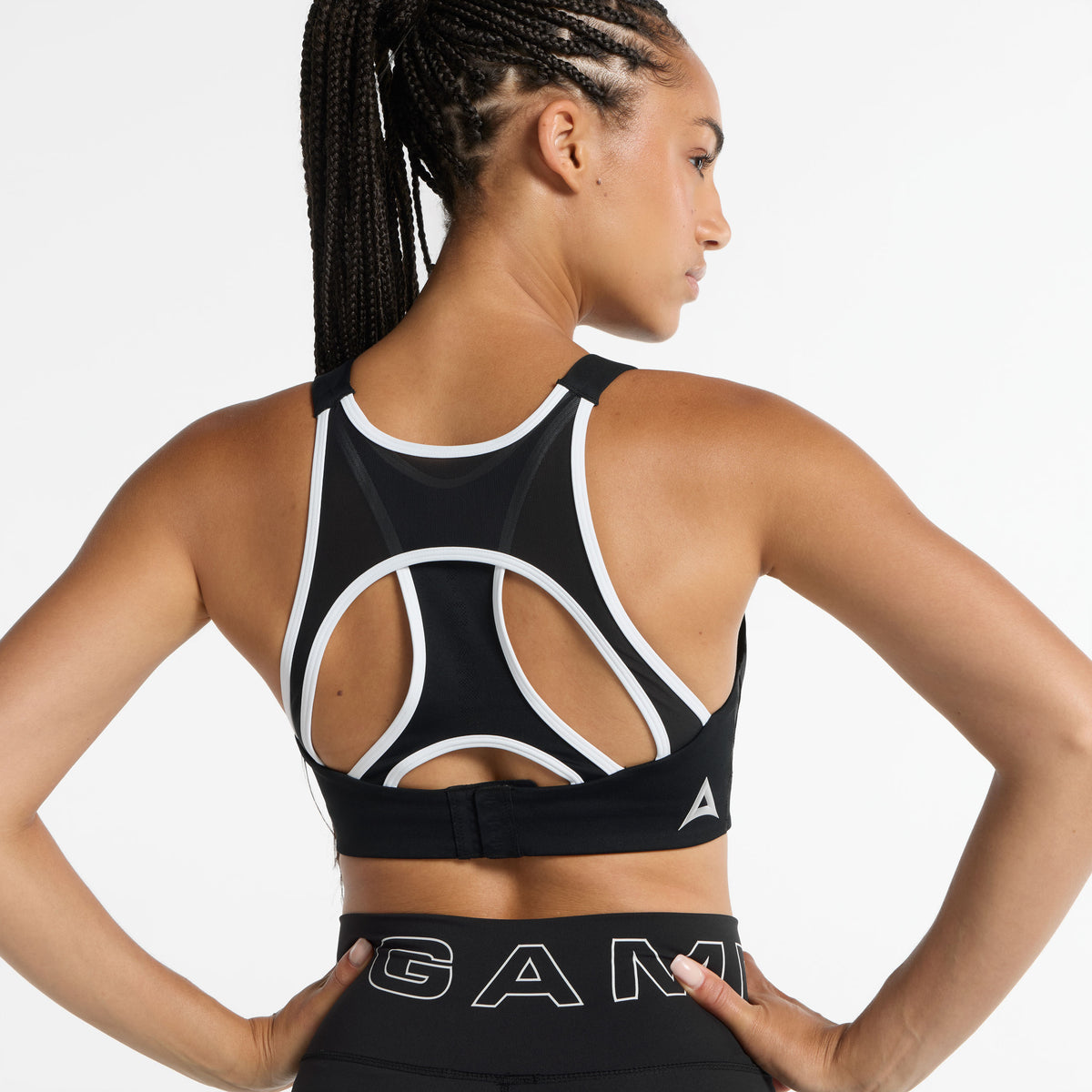 WOMEN'S HIGH SUPPORT SPORTS BRA - BLACK