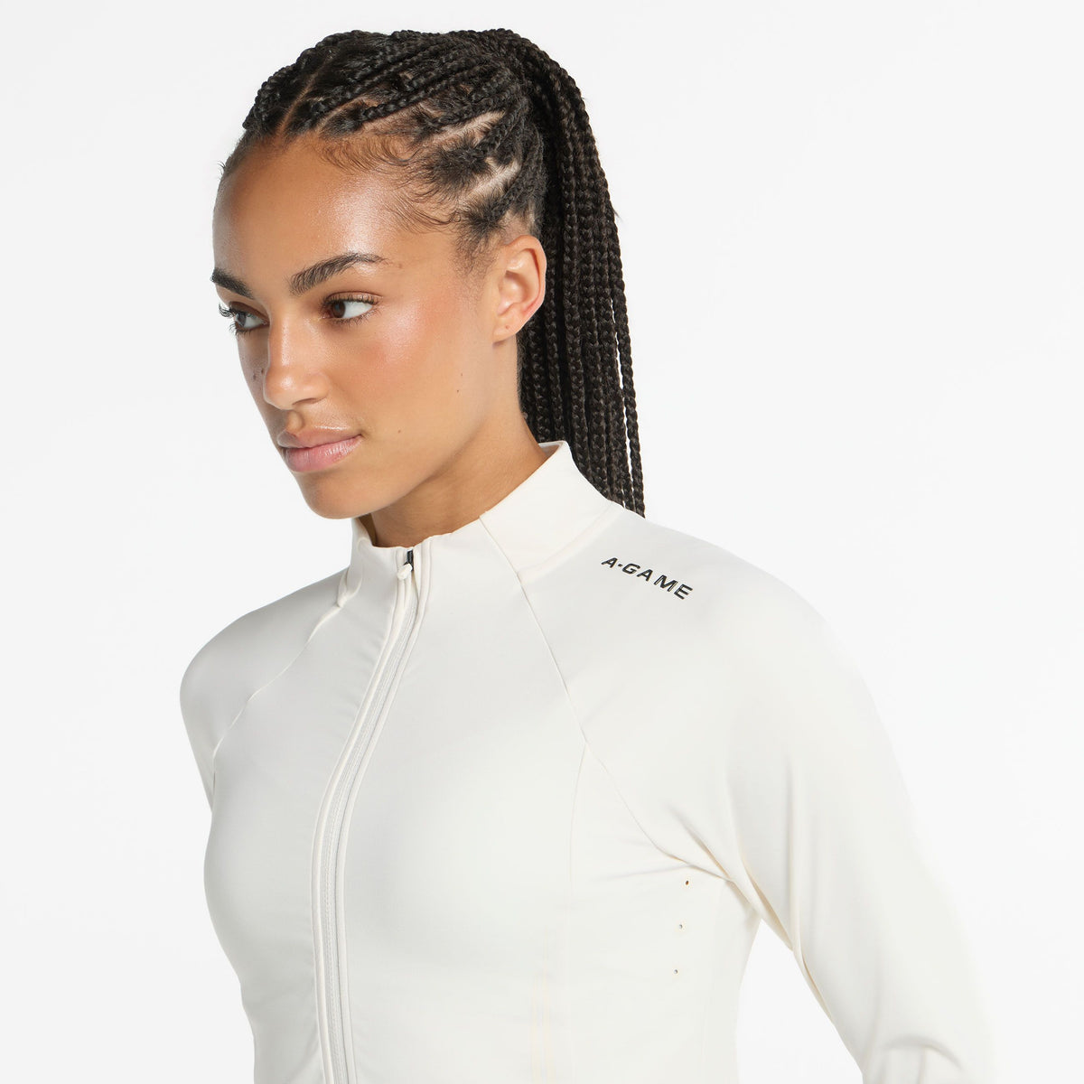 Women's Zip Through - Ecru