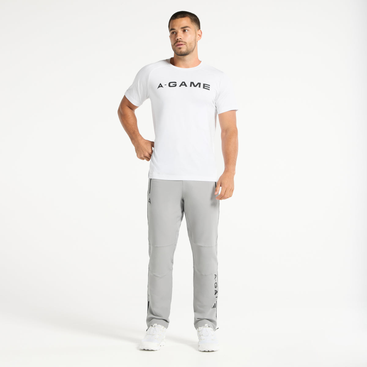 Men's Zip Training Pants - Steel Grey