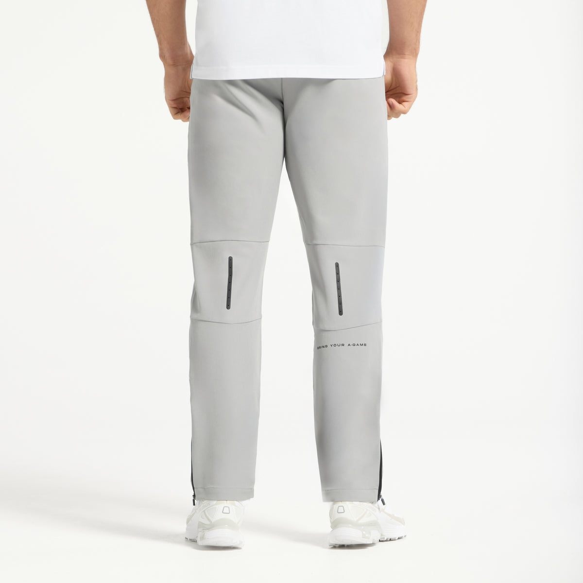 Men's Zip Training Pants - Steel Grey