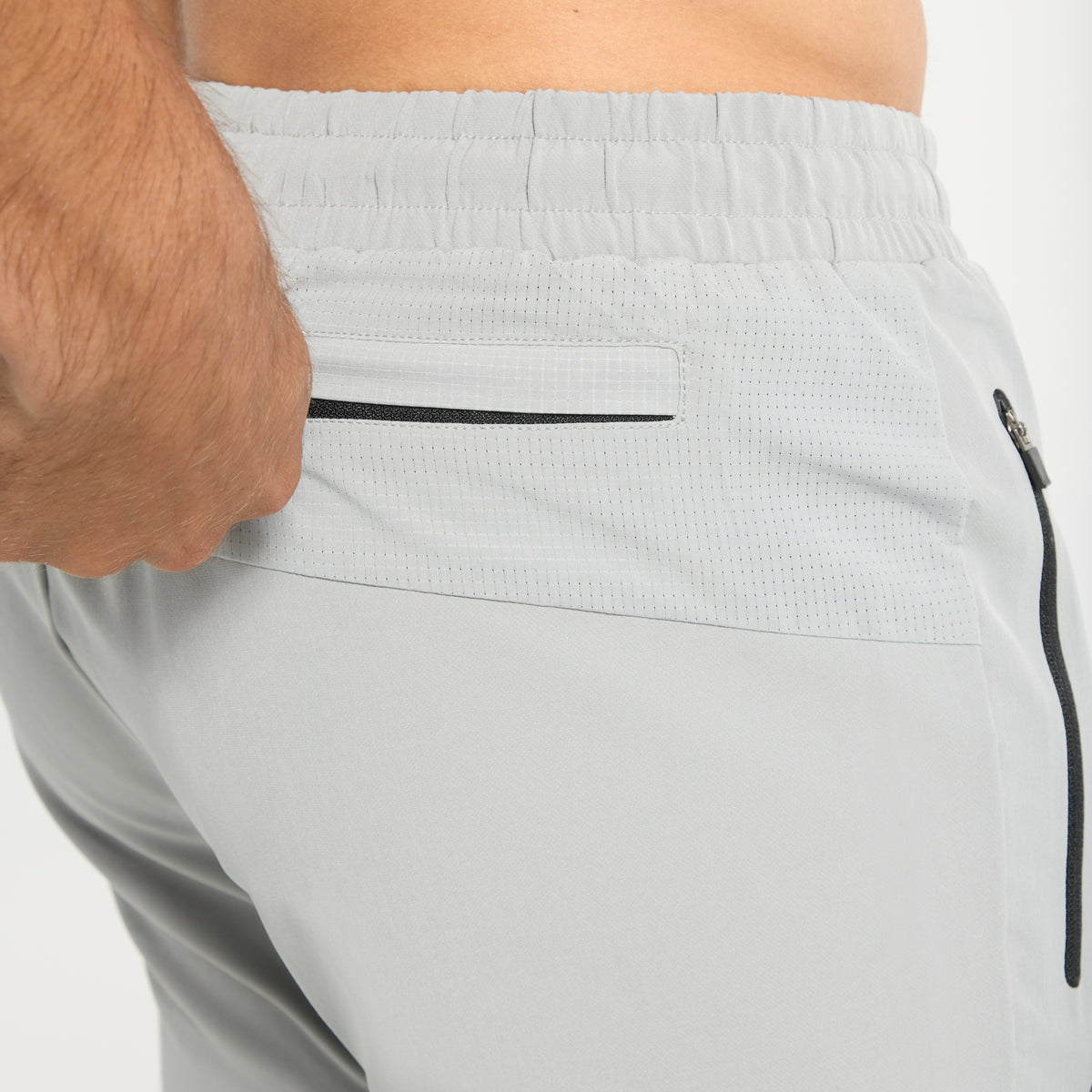 Men's Zip Training Pants - Steel Grey