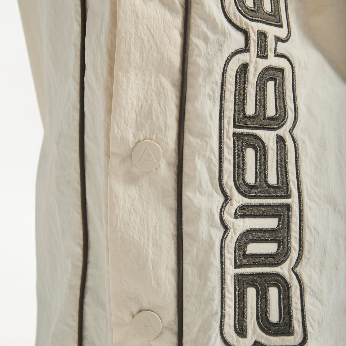 Men's Woven Tech Popper Pants - Beige