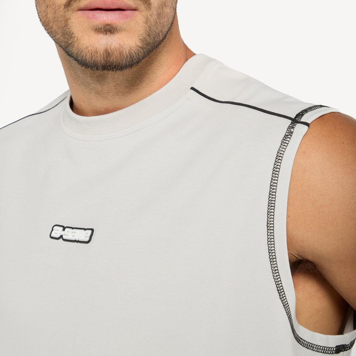 Men's Seam Detail Tech T-Shirt - Grey