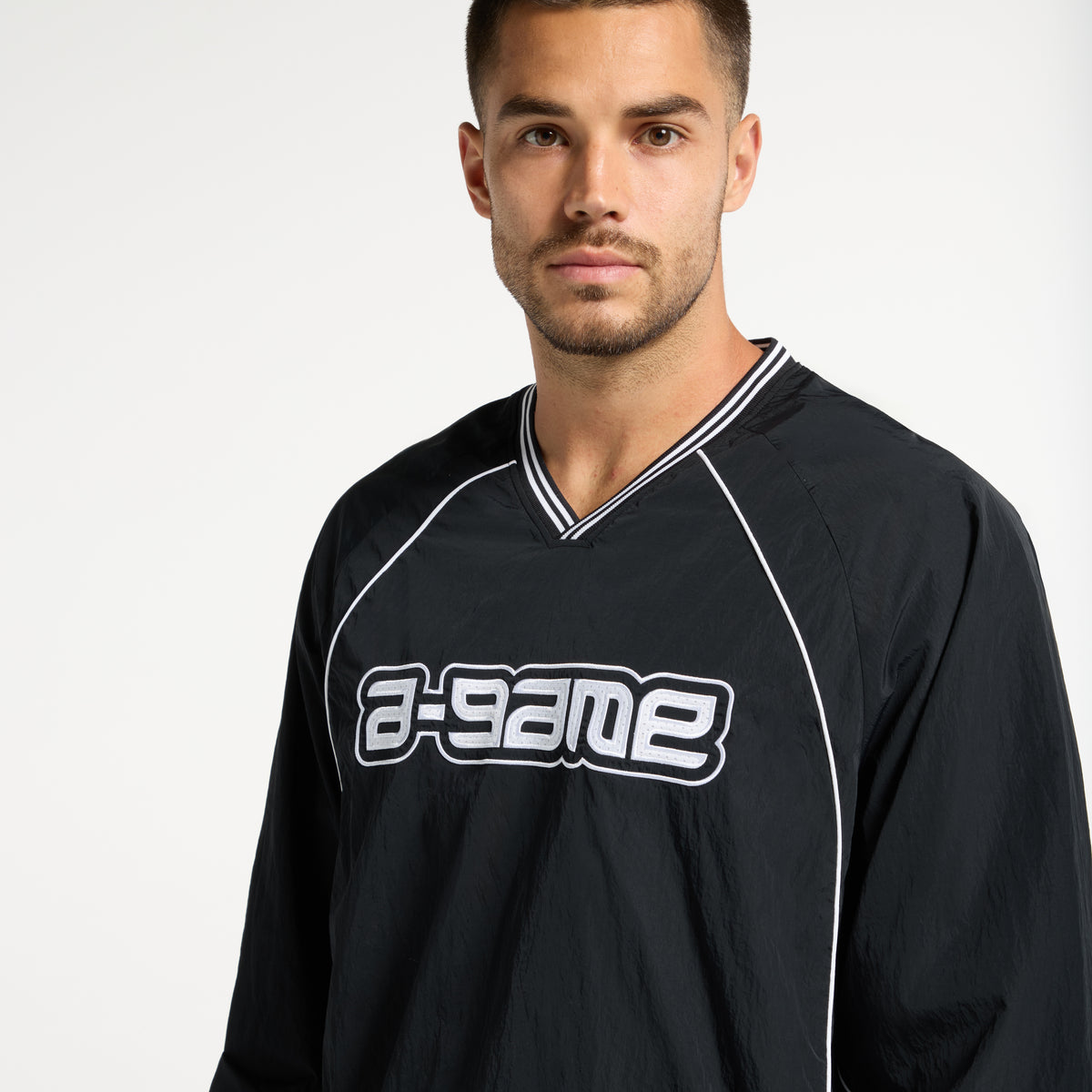 Men's Woven Tech Top - Black