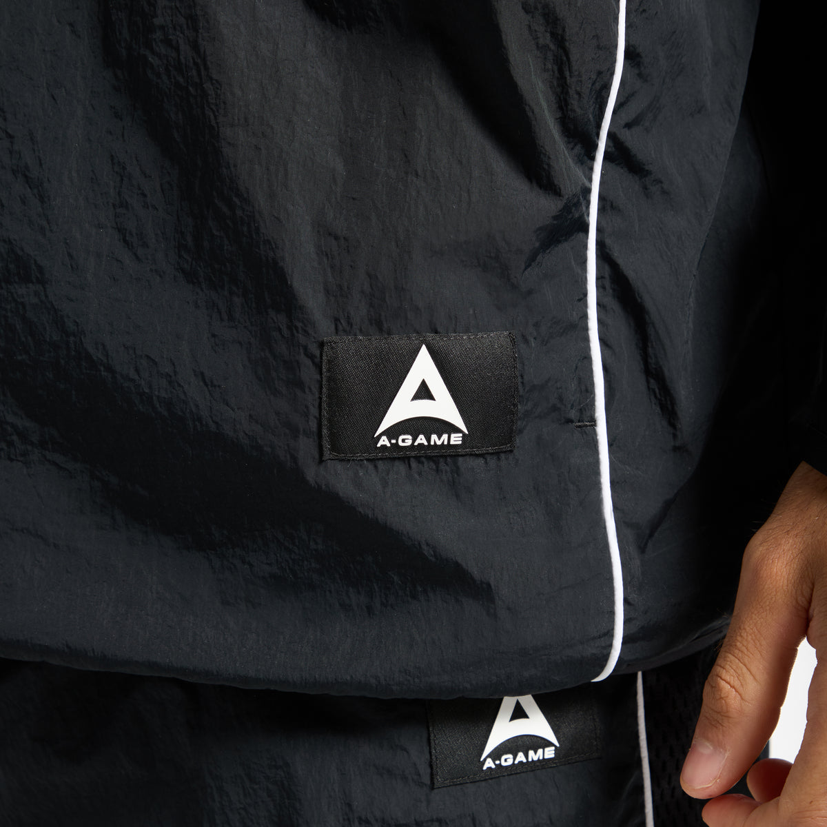 Men's Woven Tech Top - Black